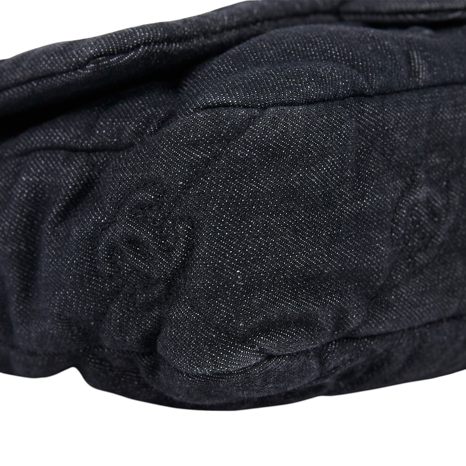 香奈兒 CHANEL 粗鍊條 肩背 口蓋包 AS3216 晶片款 黑牛仔粗鍊肩背包 原廠盒子/防塵袋