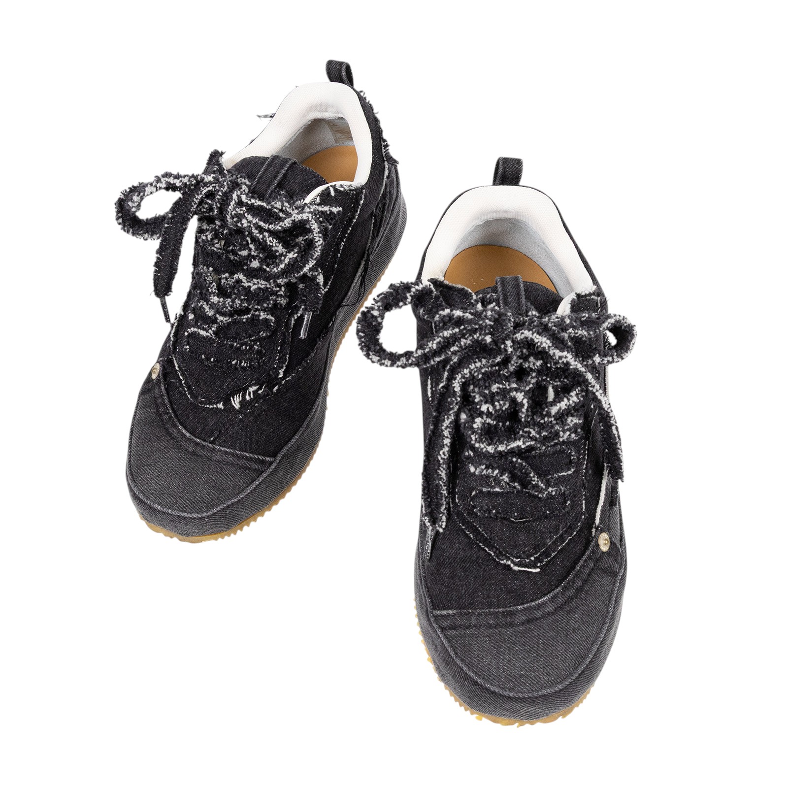 羅意威 LOEWE 運動鞋 M816282X76_40 黑牛仔球鞋#40 無附屬品