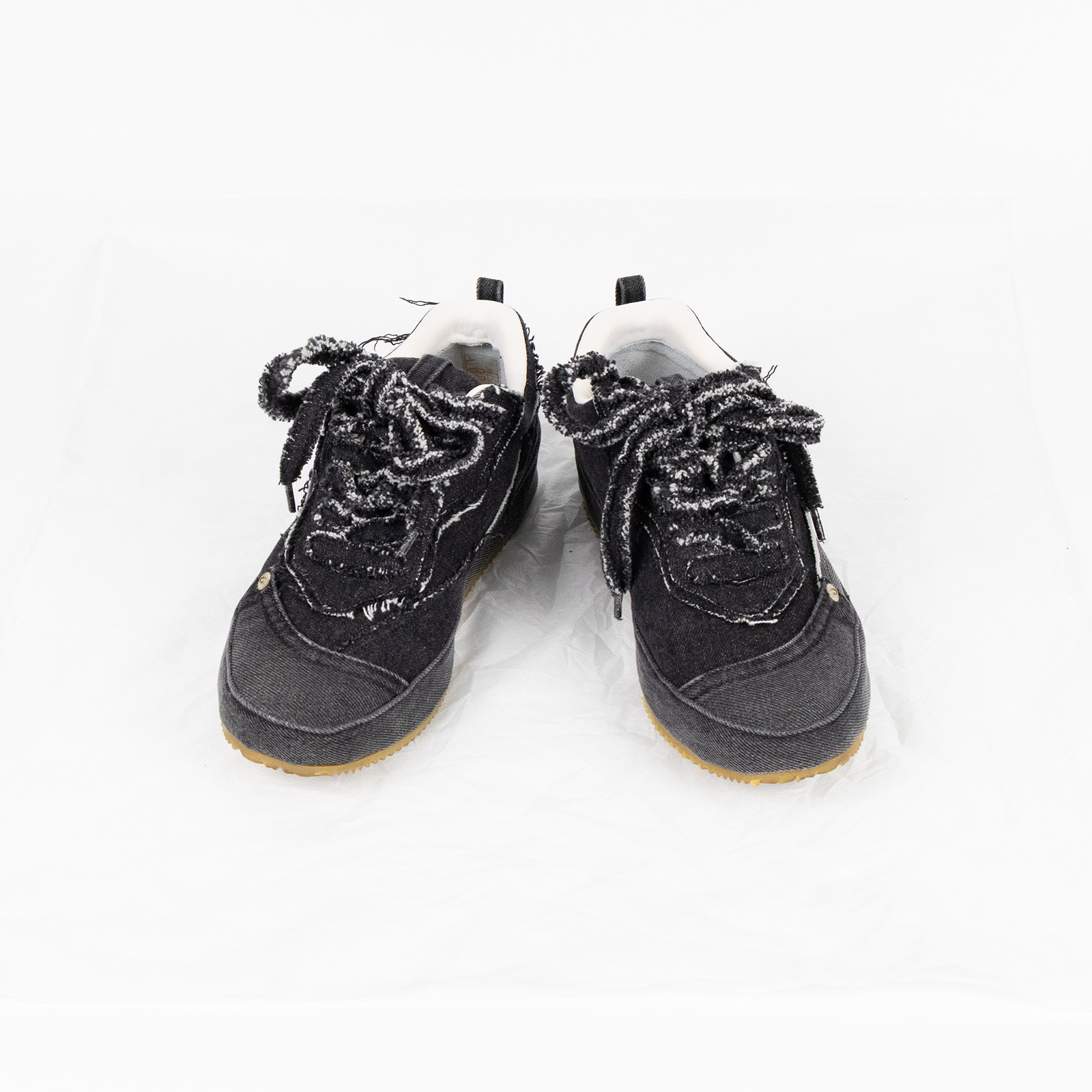 羅意威 LOEWE 運動鞋 M816282X76_40 黑牛仔球鞋#40 無附屬品