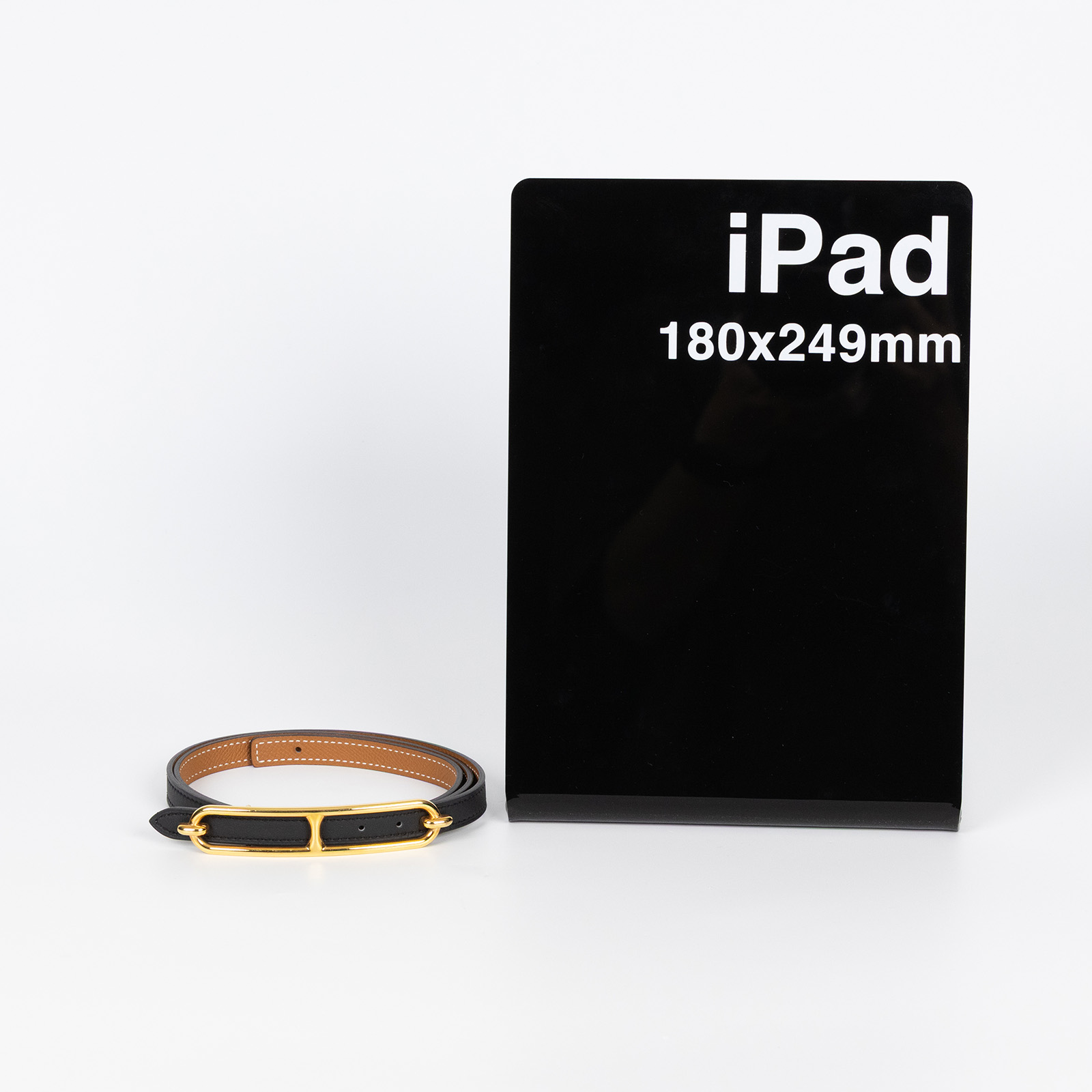 愛馬仕 Hermes Roulis 皮帶釦 雙面皮腰帶 1.3 cm ROB_85 W刻黑金棕雙面ROULIS皮帶#85 防塵袋