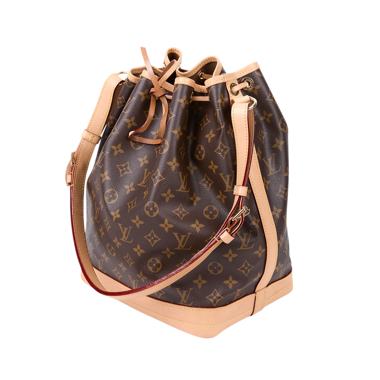 路易威登 LOUIS VUITTON Noé  手提 肩背包 水桶包 香檳包 M46976 晶片款 原花Noé 原廠盒子/防塵袋/購買證明