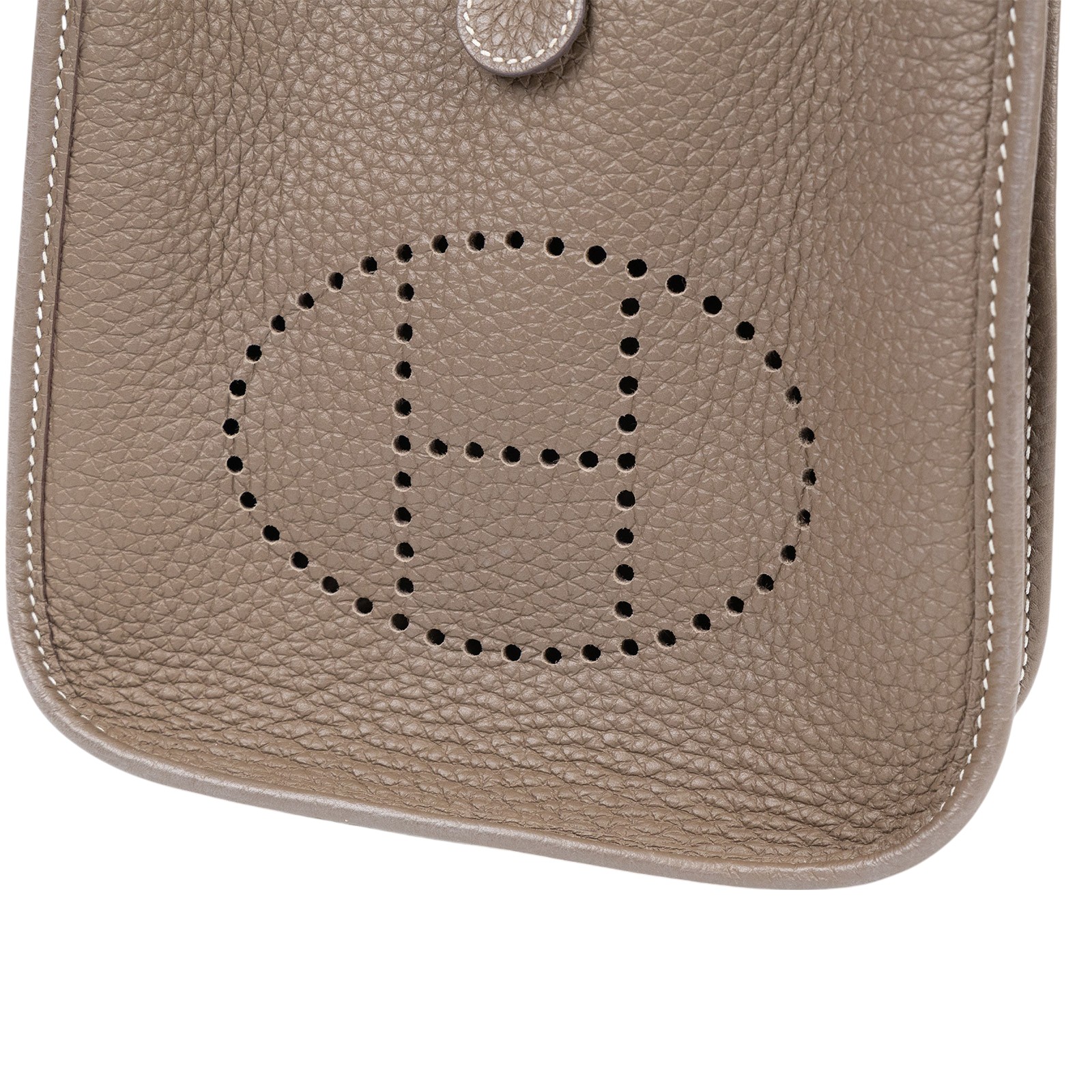 愛馬仕 Hermes Evelyne 16 Amazone bag 伊芙琳包 大象灰 深藍 金色五金 H069426CCBF B刻  原廠盒子/防塵袋/背帶/購買證明