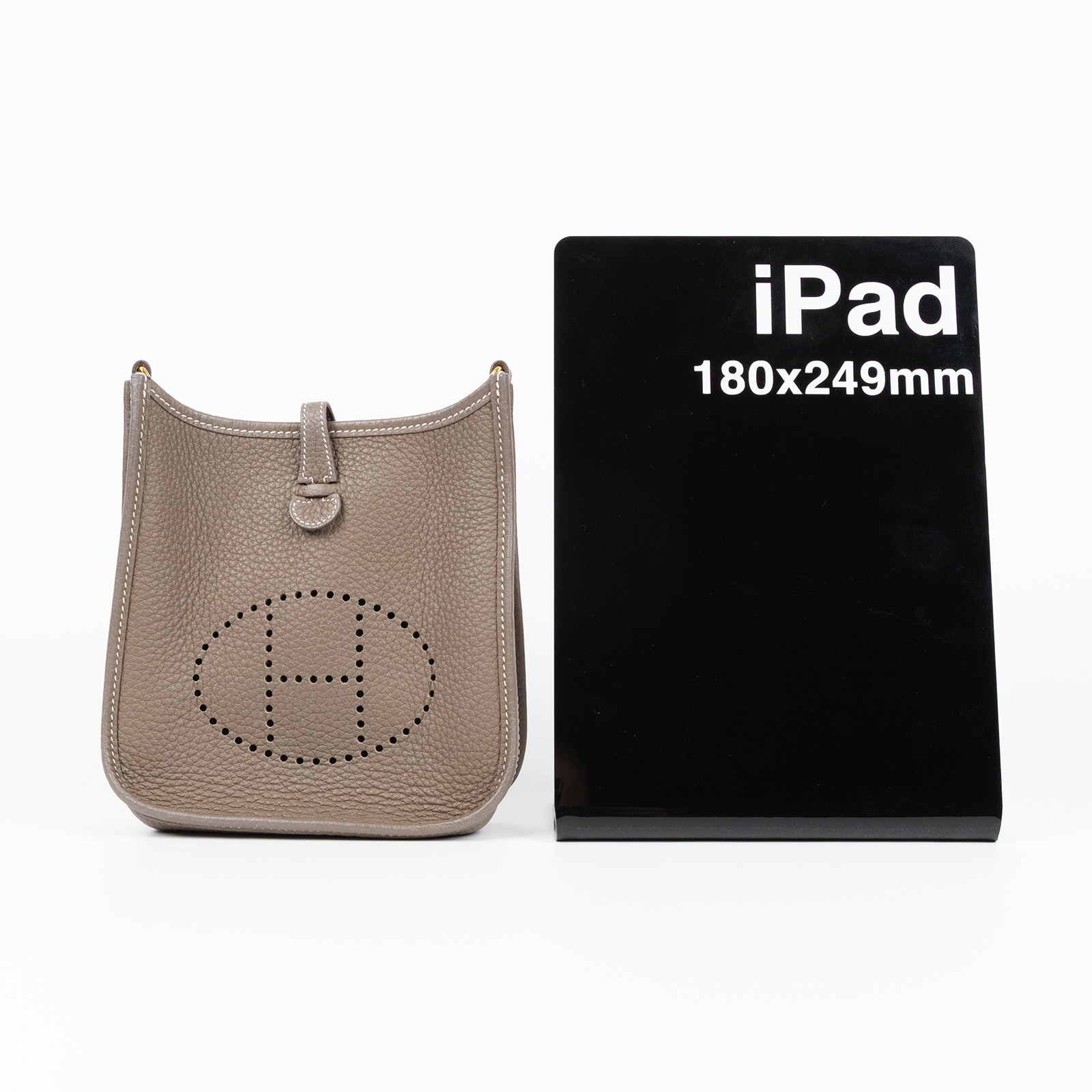 愛馬仕 Hermes Evelyne 16 Amazone bag 伊芙琳包 大象灰 深藍 金色五金 H069426CCBF B刻  原廠盒子/防塵袋/背帶/購買證明