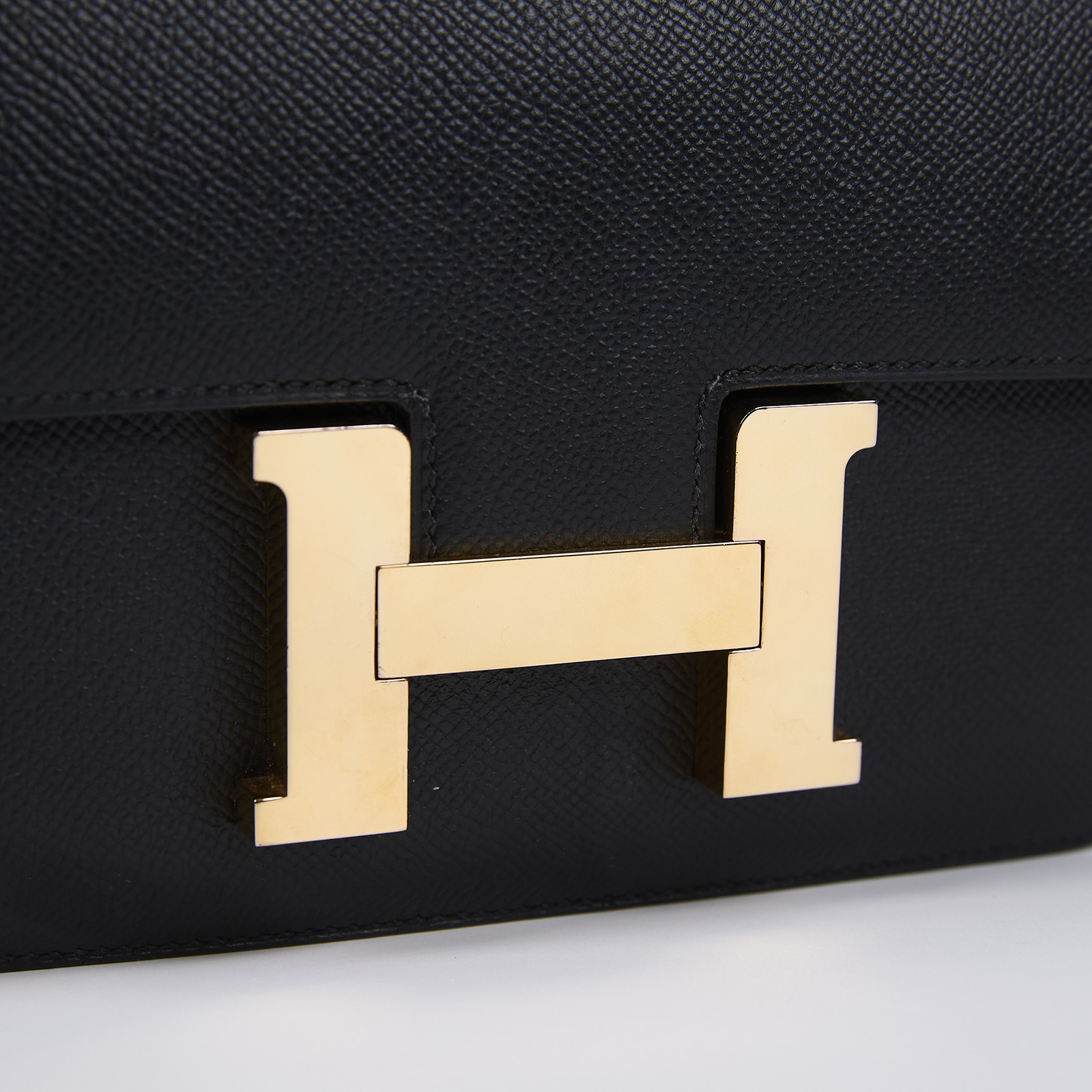 愛馬仕 Hermes Constance Bag 康康包 24 CN24 Y刻 黑金CONSTANCE24 無附屬品