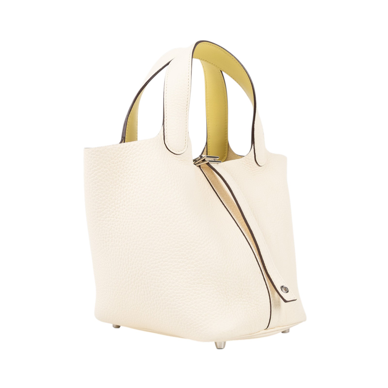 愛馬仕 Hermes Picotin Lock 18 菜籃子包 PT18 Z AM 002 UH Z刻 奶油白PICOTIN18 無附屬品