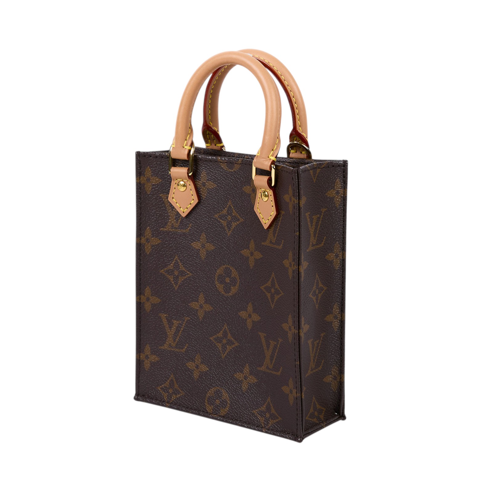 路易威登 LOUIS VUITTON Petit Sac Plat 經典帆布 斜背包 M69442 晶片款  原廠盒子/防塵袋/背帶/購買證明/發票