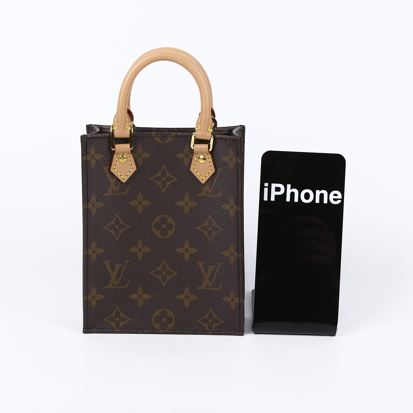 路易威登 LOUIS VUITTON Petit Sac Plat 經典帆布 斜背包 M69442 晶片款  原廠盒子/防塵袋/背帶/購買證明/發票