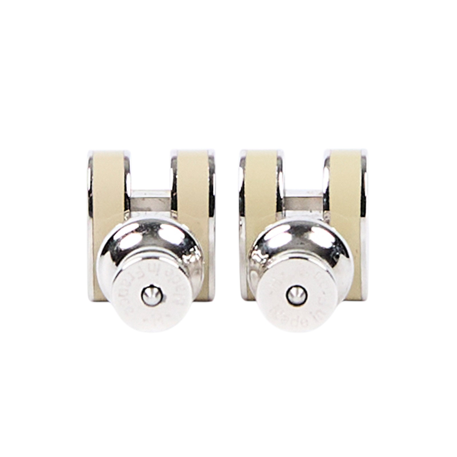 愛馬仕 Hermes Mini Pop H 耳釘 原野橙 H608002FP 灰綠MINI POP H 耳環 原廠盒子