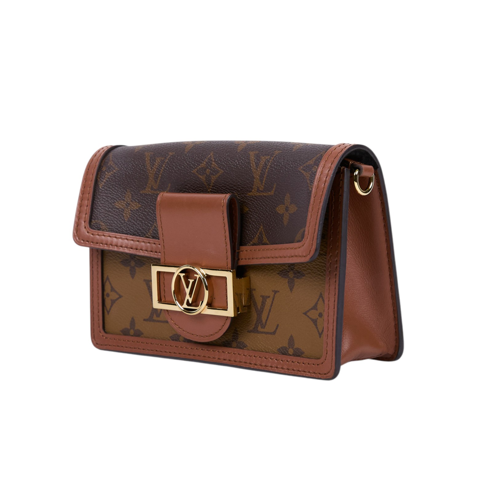 路易威登 LOUIS VUITTON Dauphine 鏈帶錢包 M68746 晶片款 原花DAUPHINE WOC 原廠盒子/防塵袋/背帶/購買證明