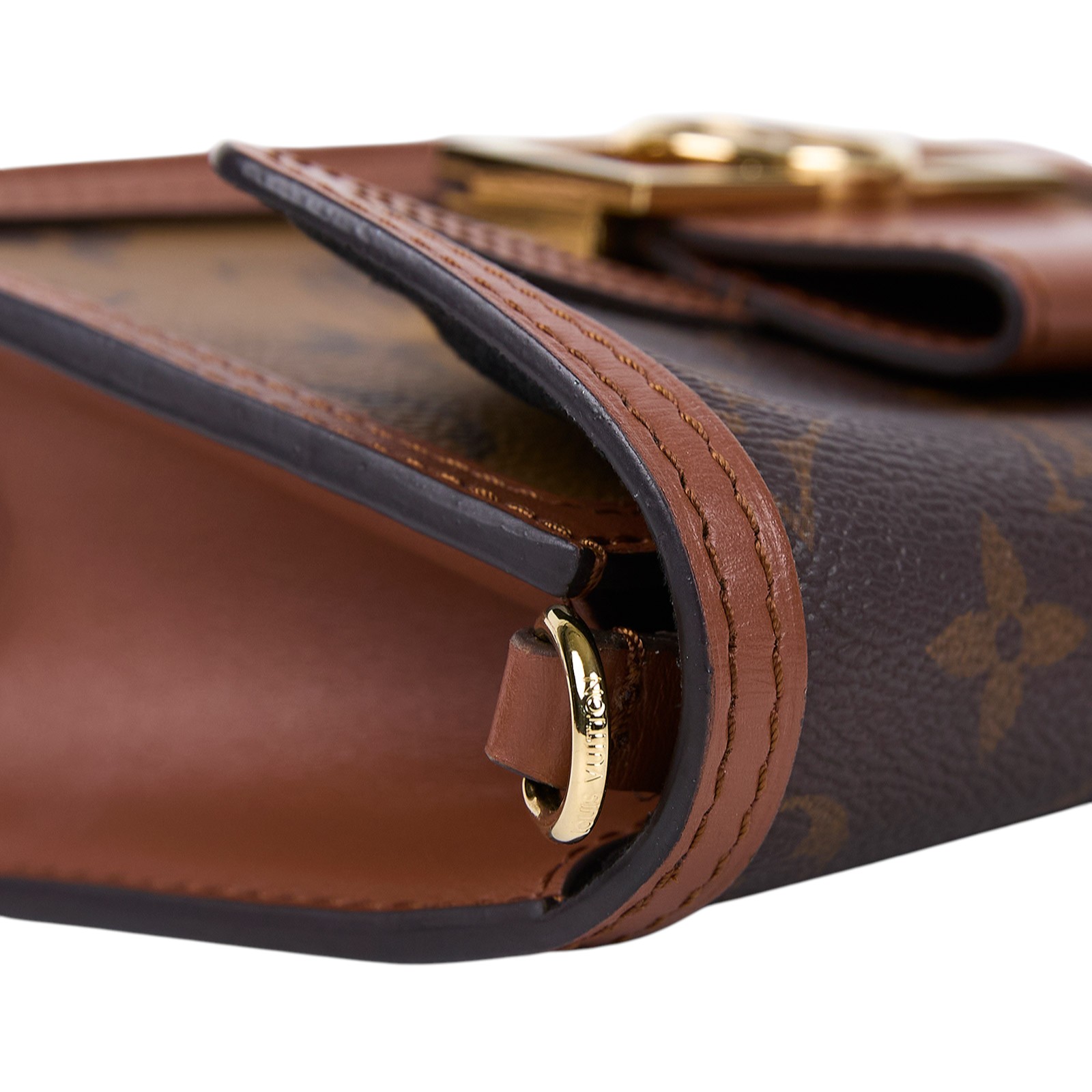 路易威登 LOUIS VUITTON Dauphine 鏈帶錢包 M68746 晶片款 原花DAUPHINE WOC 原廠盒子/防塵袋/背帶/購買證明