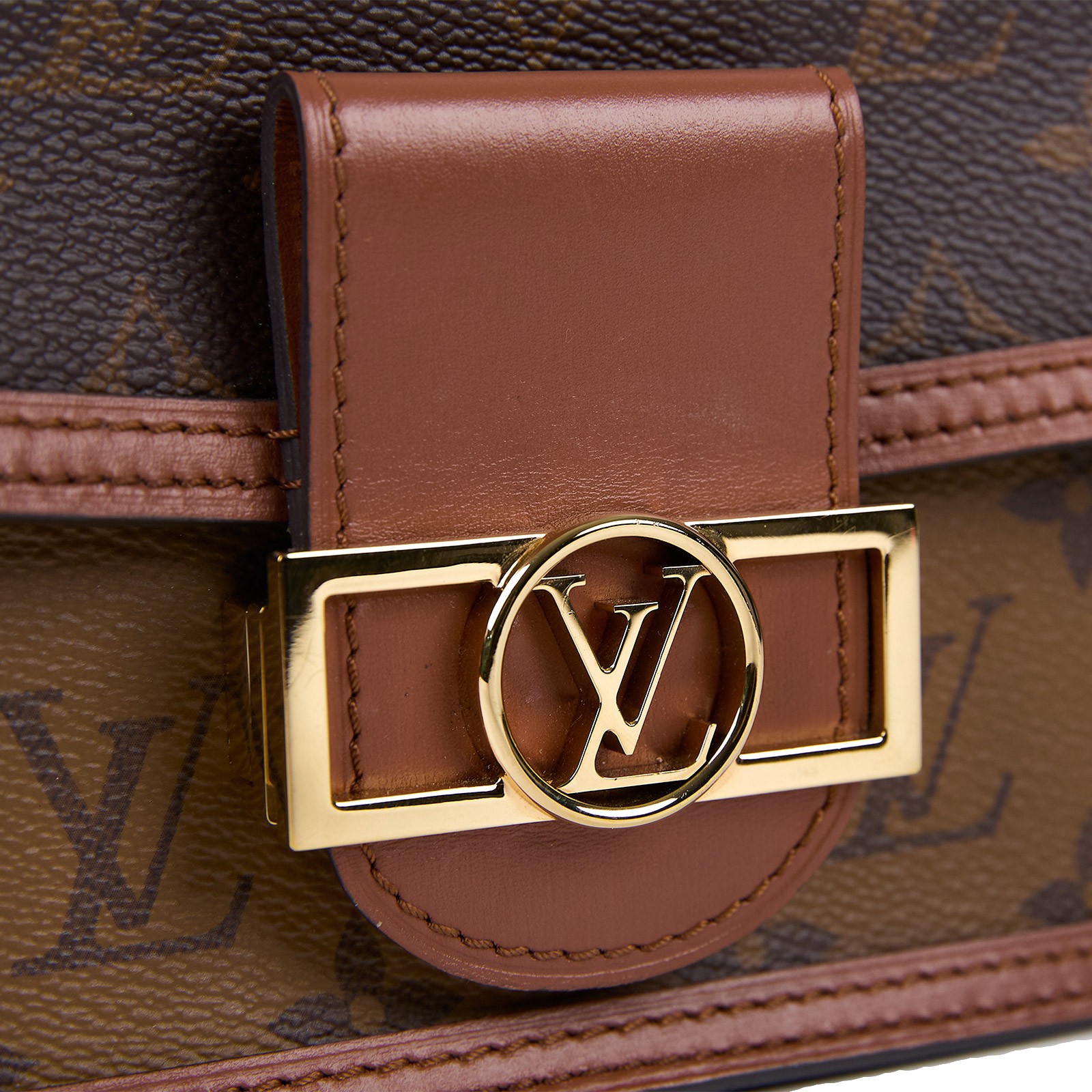 路易威登 LOUIS VUITTON Dauphine 鏈帶錢包 M68746 晶片款 原花DAUPHINE WOC 原廠盒子/防塵袋/背帶/購買證明