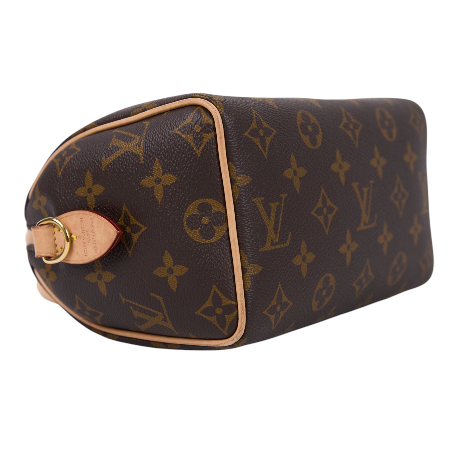 路易威登 LOUIS VUITTON Speedy Bandoulière 20 米色 帆布 手提 斜背 波士頓包 M46222 晶片款  背帶