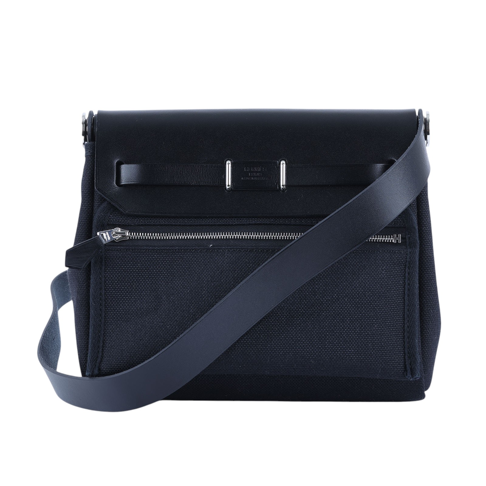 愛馬仕 Hermes Herbag Zip 20 銀色五金 黑色 H086430CKAA /W TS 006 AU  原廠盒子/防塵袋/購買證明