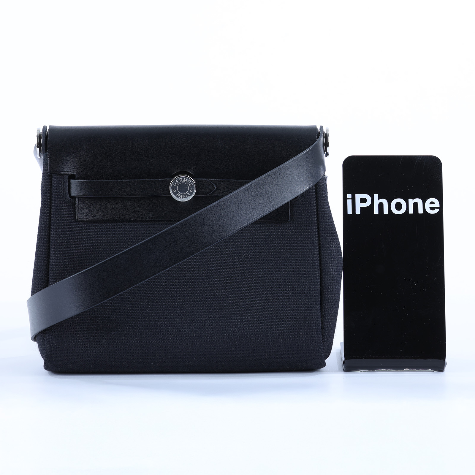 愛馬仕 Hermes Herbag Zip 20 銀色五金 黑色 H086430CKAA /W TS 006 AU  原廠盒子/防塵袋/購買證明