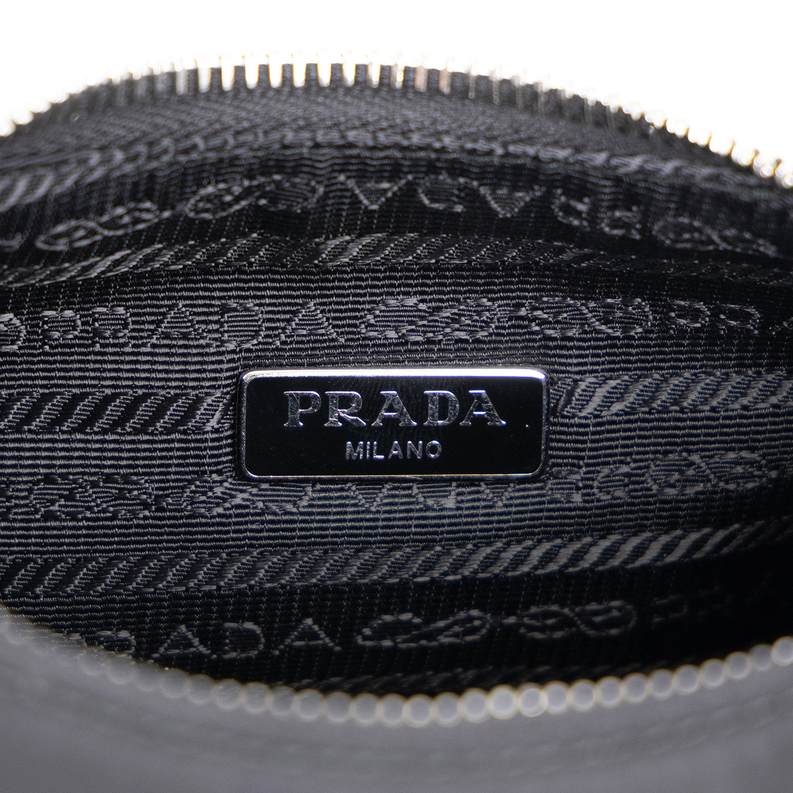 普拉達 PRADA Re-Edition 2005 Re-Nylon 手袋 1BH204_R064 黑銀三合一尼龍肩背包 背帶2/吊牌/內袋/收據