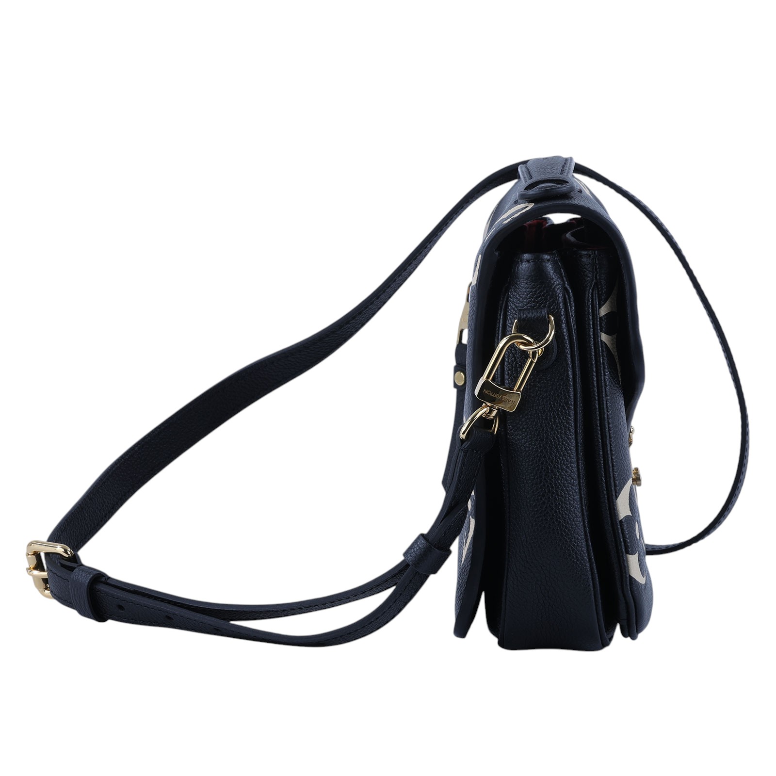 路易威登 LOUIS VUITTON Pochette Métis LOGO 牛皮 釦式 手提 斜背包 M45773 晶片款  背帶