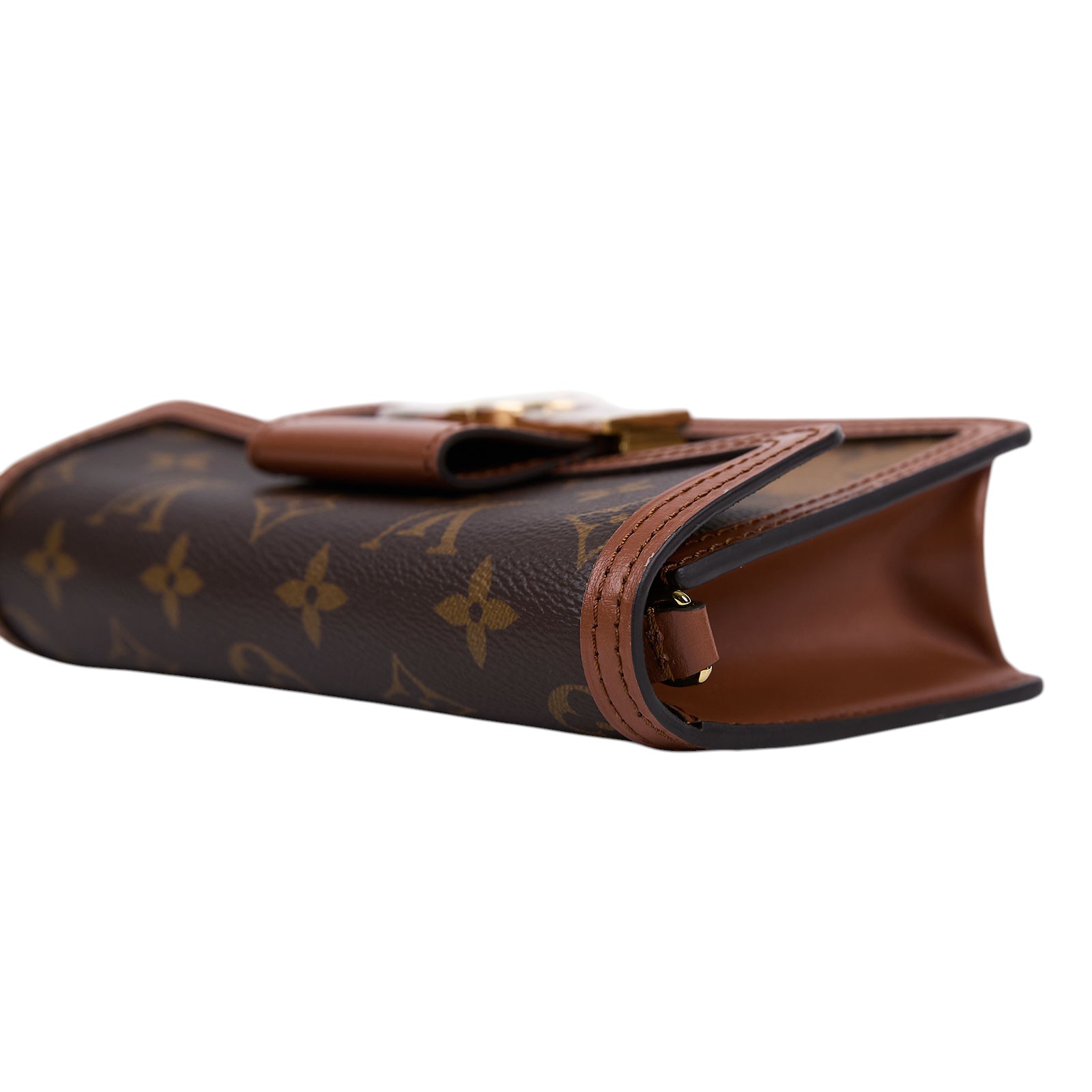 路易威登 LOUIS VUITTON Dauphine 鏈帶錢包 M68746 晶片款 原花Dauphine WOC 原廠盒子/防塵袋/背帶