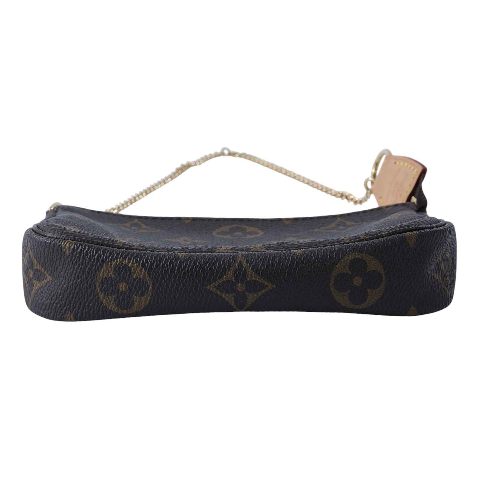 路易威登 LOUIS VUITTON Monogram塗層帆布 鏈帶 迷你小皮包 M58009 原花POUCH 原廠盒子/防塵袋/購買證明