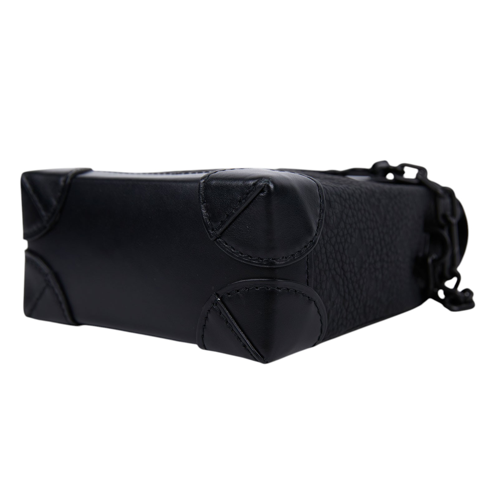 路易威登 LOUIS VUITTON Nano Steamer 肩背包 錢包 郵差包 盒子包 M82772 晶片款  原廠盒子/防塵袋/背帶/購買證明/發票