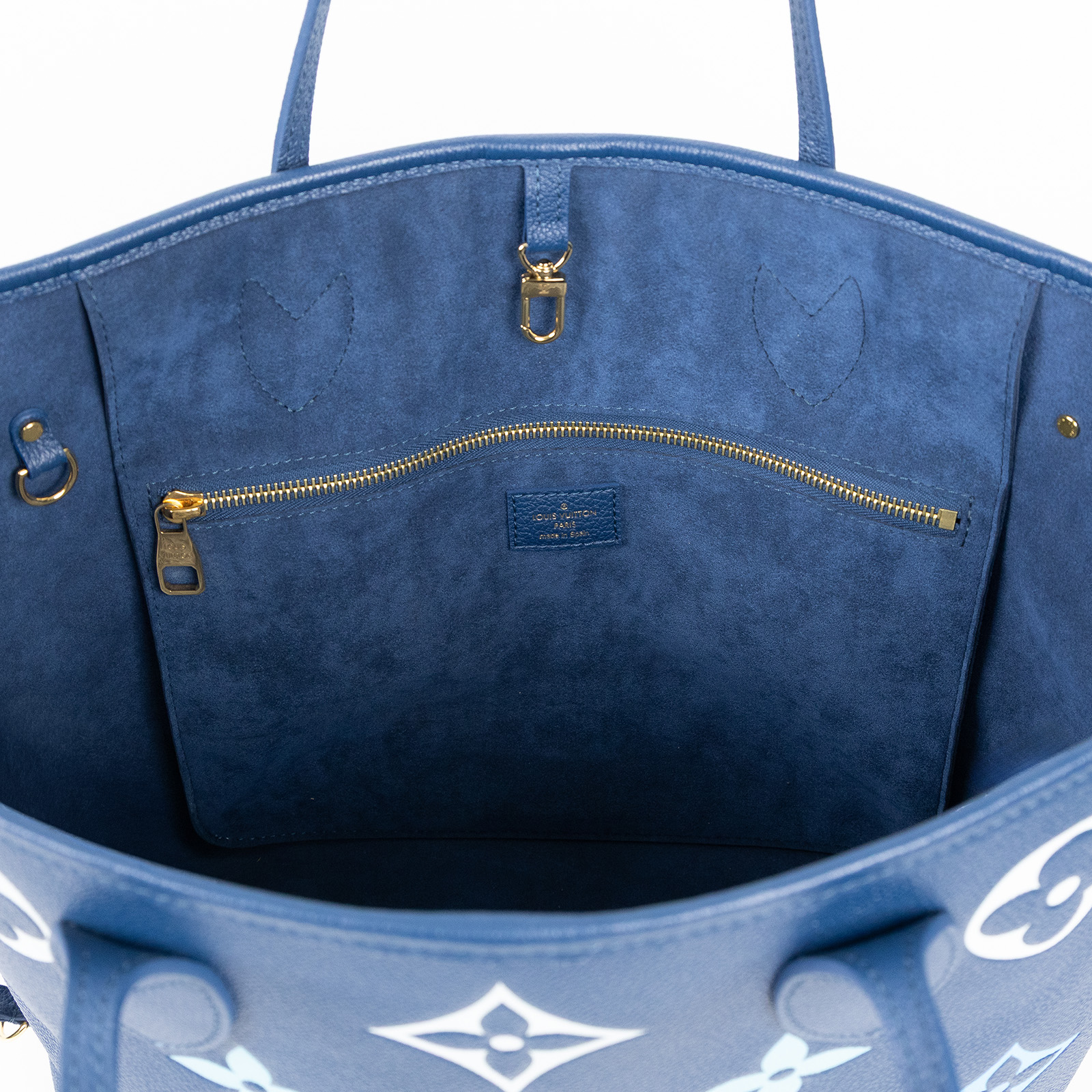 路易威登 LOUIS VUITTON Neverfull MM 托特包 漸層藍 M46514 晶片款 藍漸層NEVERFULL MM 防塵袋/內袋