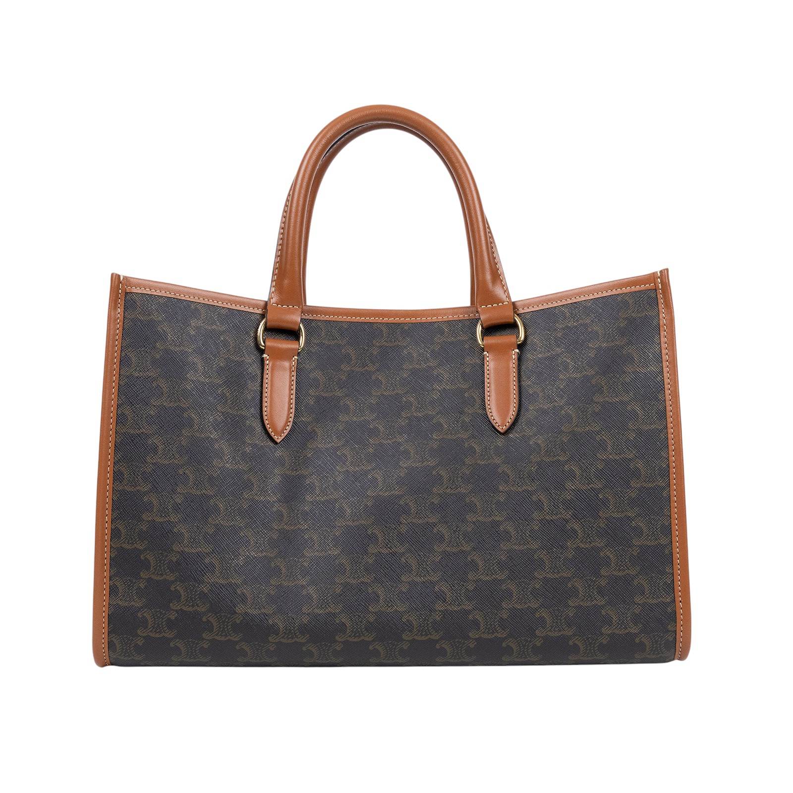 思琳 CELINE Cabas 手袋 197912BZJ 棕原花Horizo​​ntal Cabas托特 防塵袋/背帶/鎖組