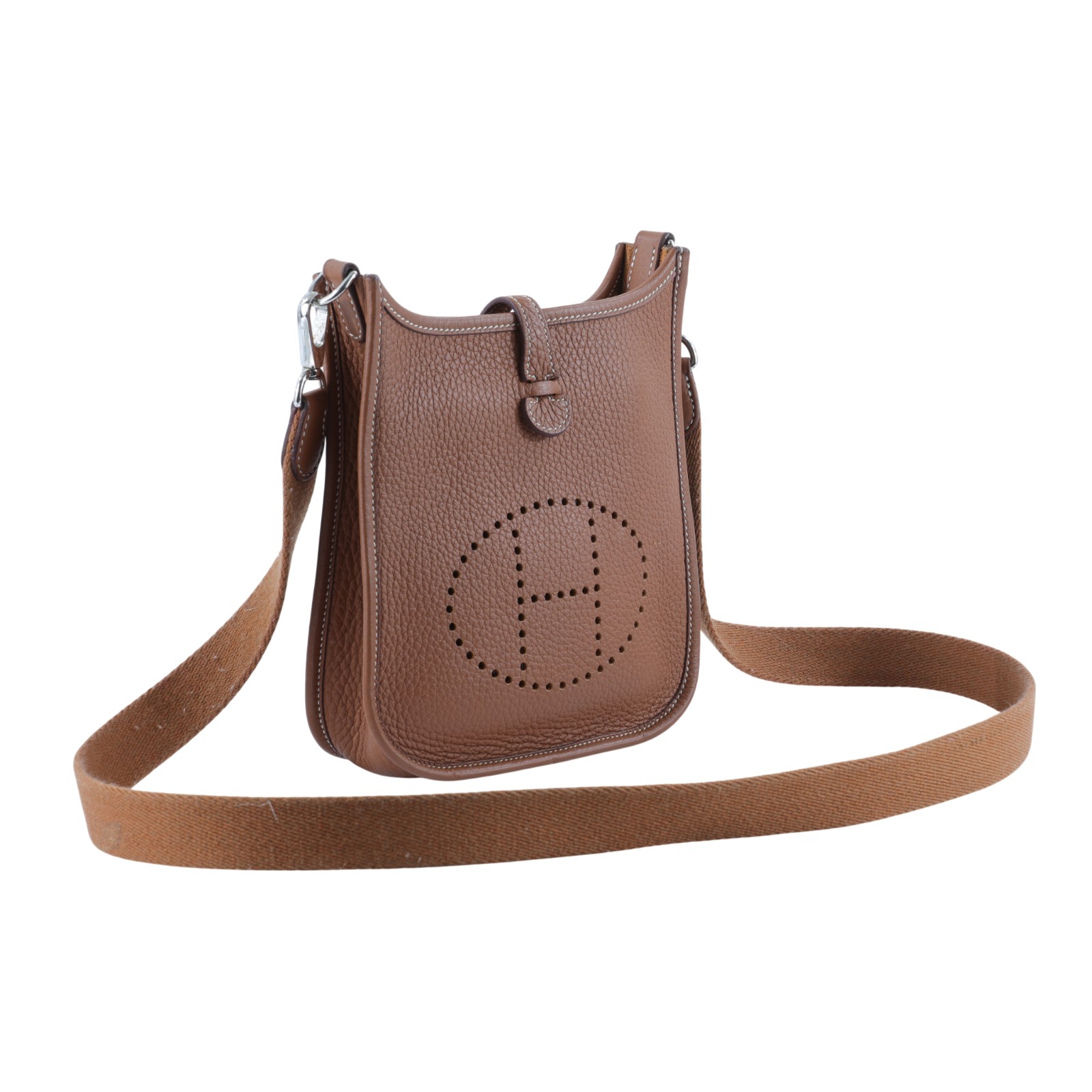 愛馬仕 Hermes Evelyne Bag Mini 伊芙琳包 Evelyne 16 EV16 W MI 010 IA  背帶