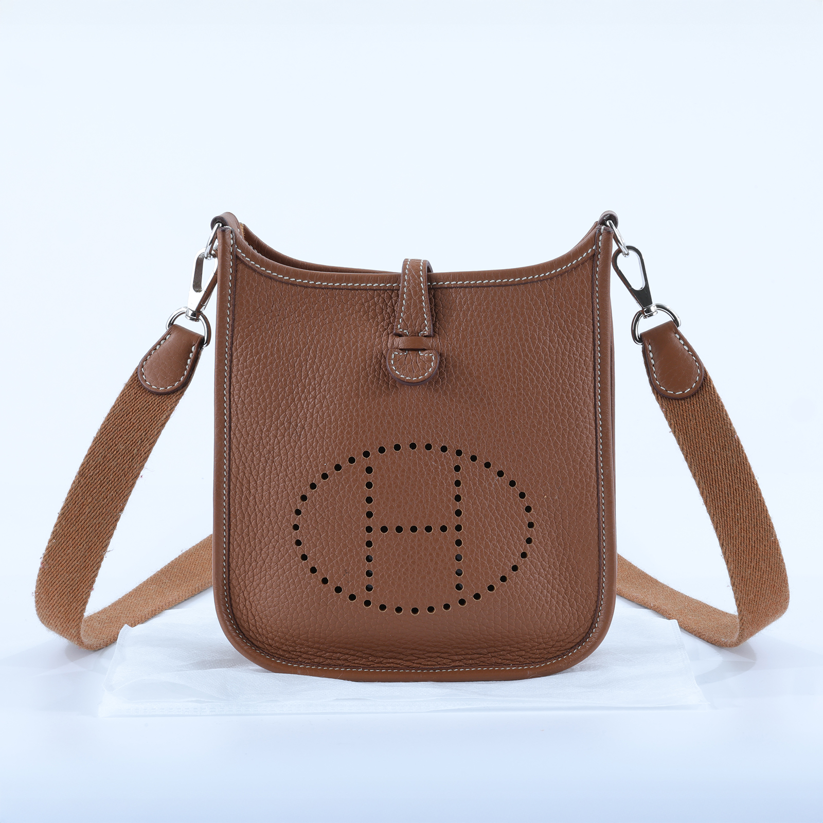 愛馬仕 Hermes Evelyne Bag Mini 伊芙琳包 Evelyne 16 EV16 W MI 010 IA  背帶