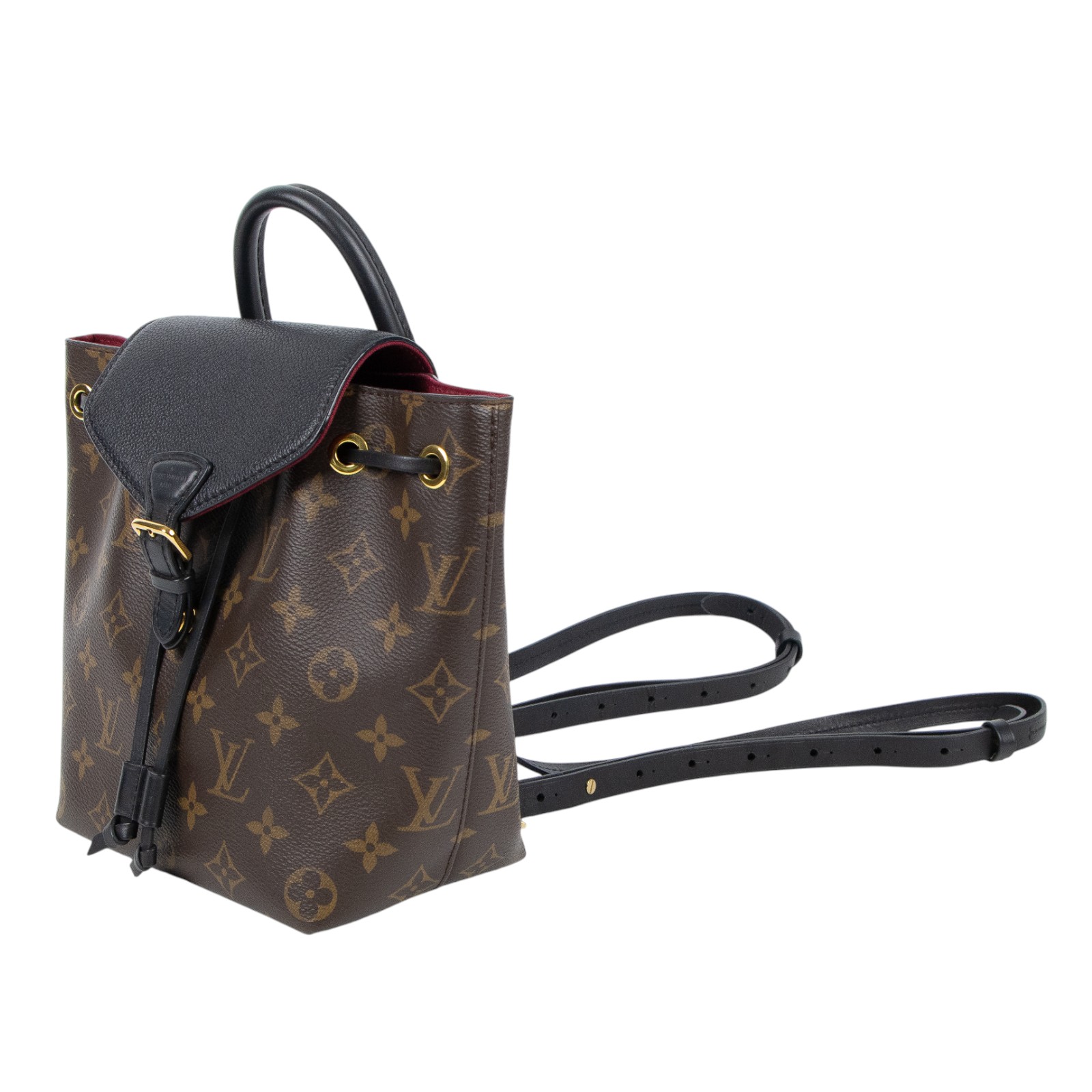 路易威登 LOUIS VUITTON Montsouris BB 經典帆布 後背包 M45516  原廠盒子/防塵袋/背帶/購買證明
