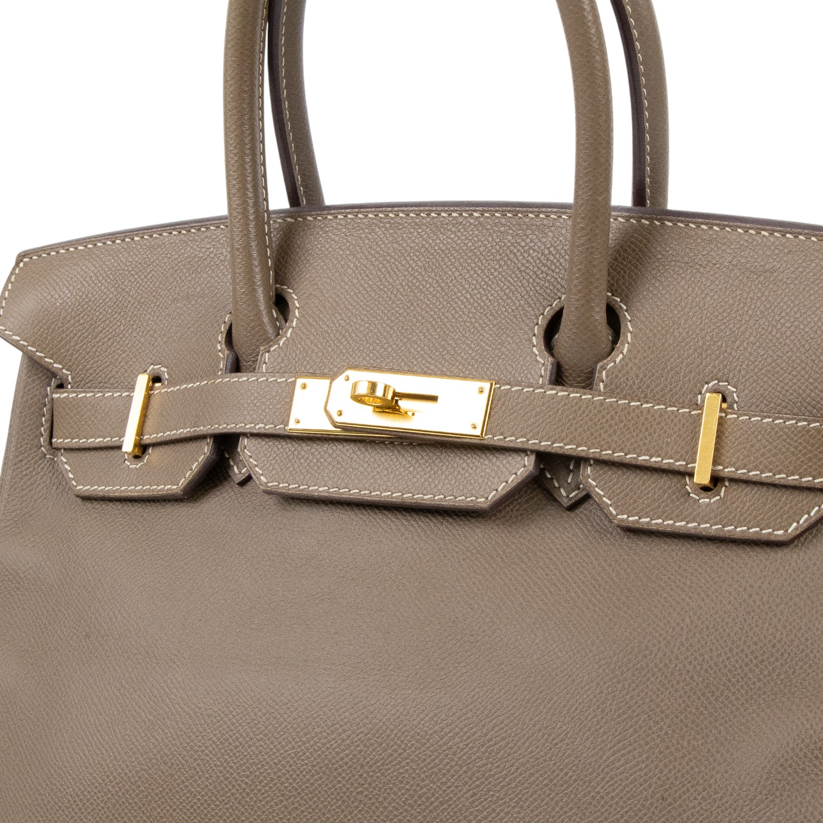 愛馬仕 Hermes Birkin Bag 柏金包 30 BK30 DIS 279 GH D刻 大象灰BIRKIN30 防塵袋/鎖組/雨衣