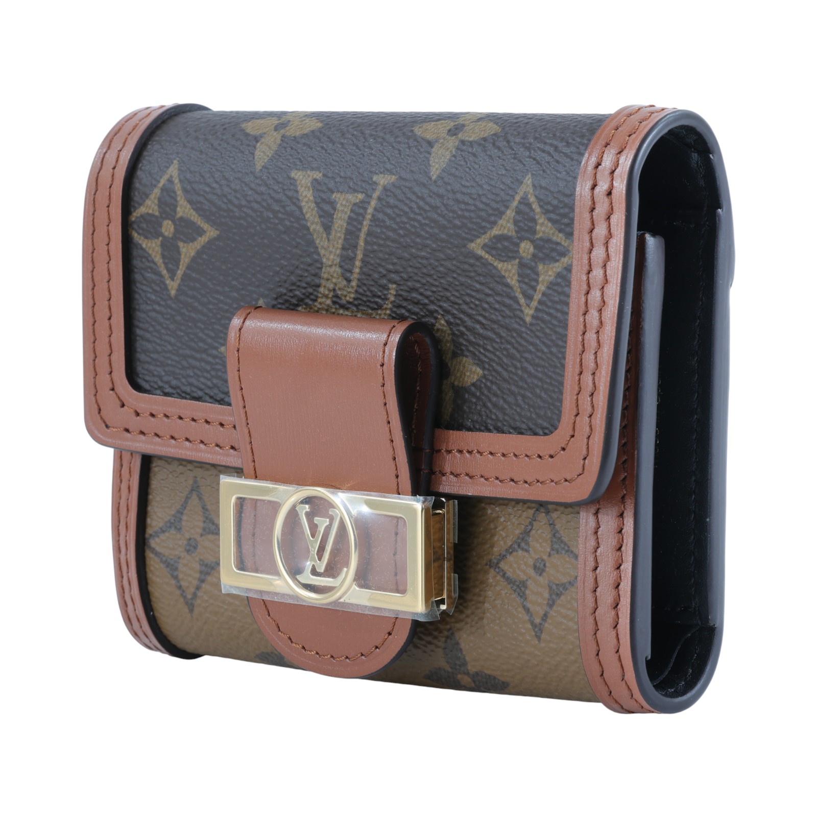 路易威登 LOUIS VUITTON Dauphine 小型錢包 短夾 M68725 晶片款 原花Dauphine三折短夾 原廠盒子/防塵袋
