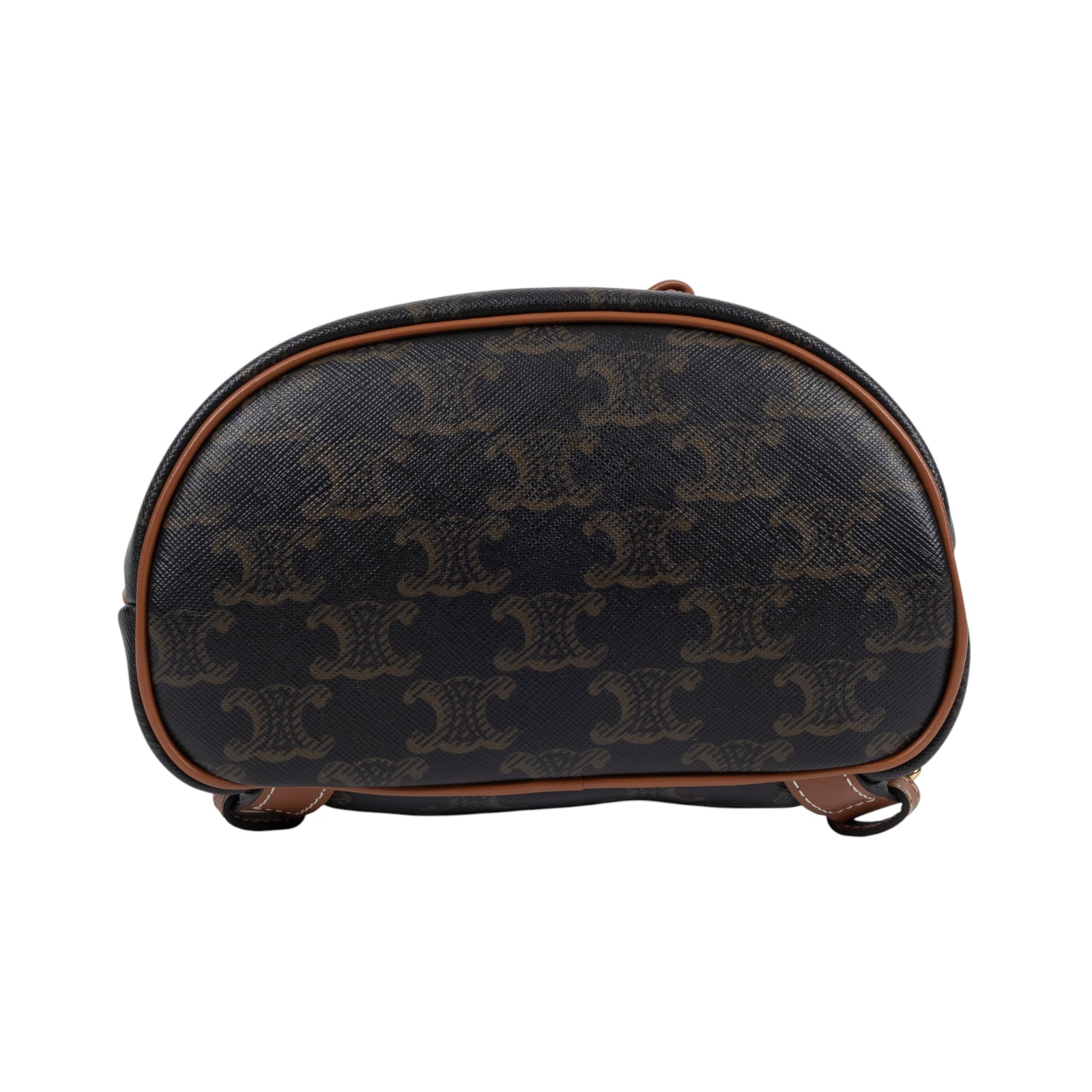 思琳 CELINE Triomphe帆布 小牛皮 迷你 Folco 後背包 197662CAS 原花TRIOMPHE FOLCO後背包 原廠盒子/防塵袋