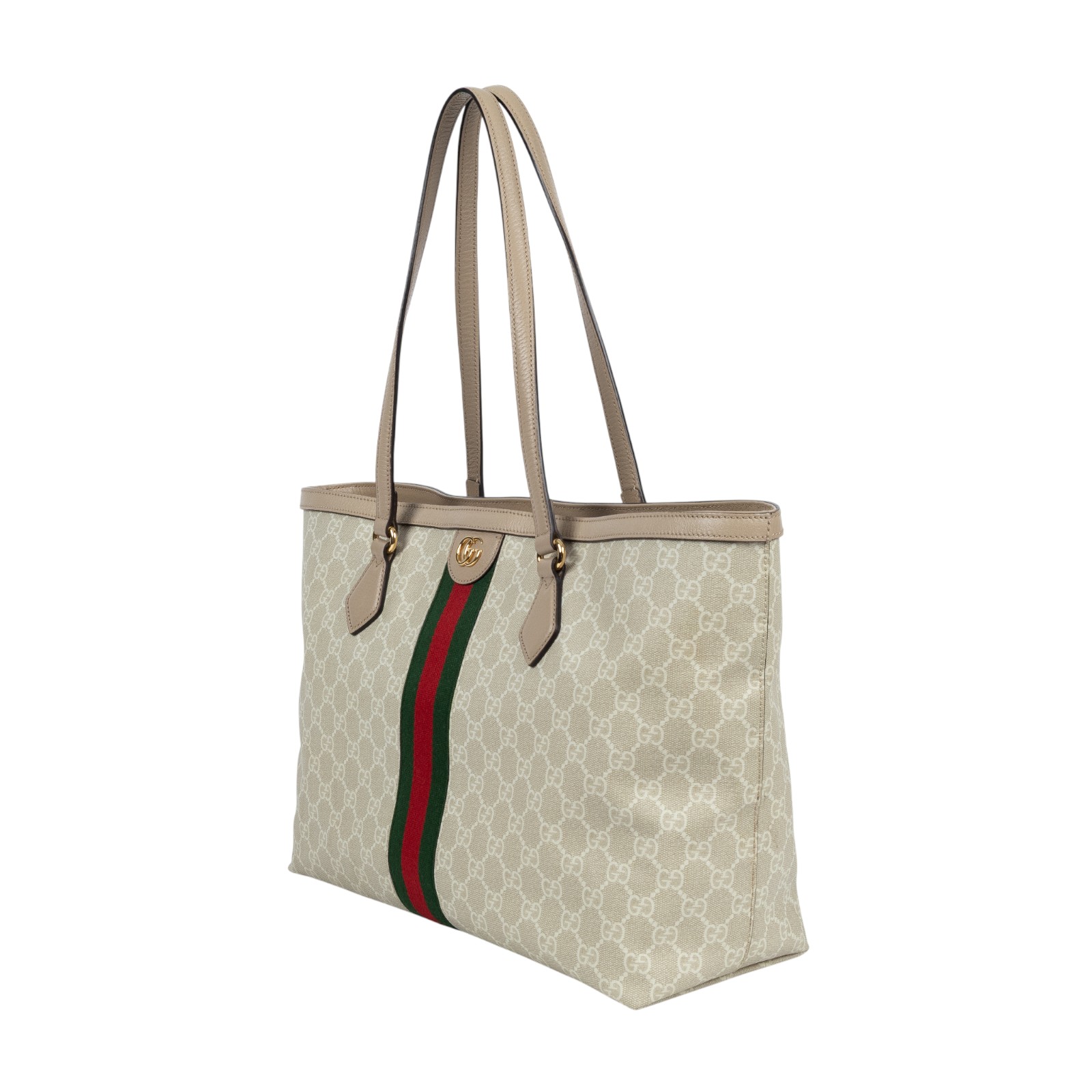 古馳 GUCCI Ophidia 手提袋 中型 631685 UULAG 奶茶OPHDIA托特包 防塵袋