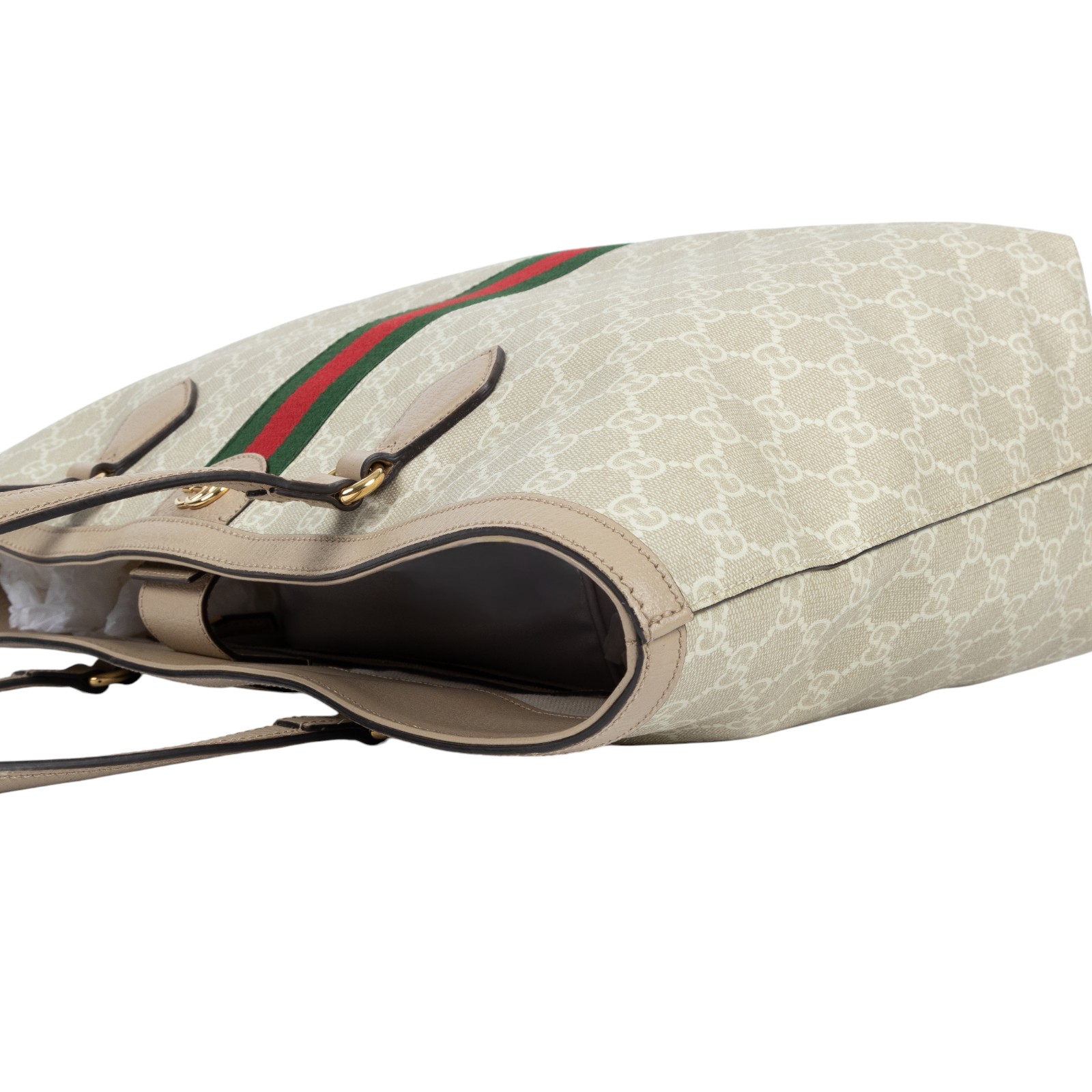 古馳 GUCCI Ophidia 手提袋 中型 631685 UULAG 奶茶OPHDIA托特包 防塵袋