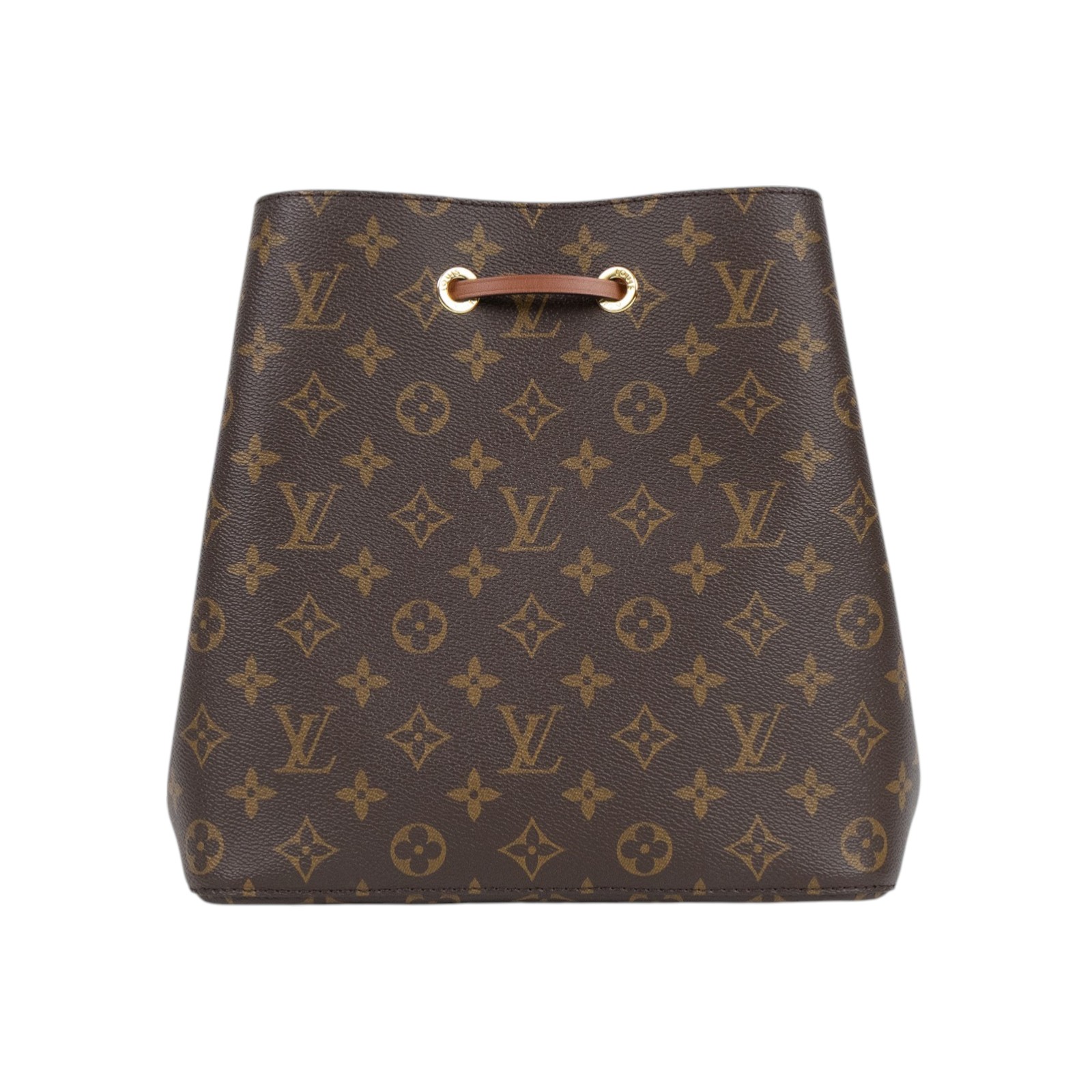 路易威登 LOUIS VUITTON NéoNoé MM 經典帆布 肩背 水桶包 棕色 M44887 晶片款 棕色原花NEONOE 防塵袋/背帶/購買證明