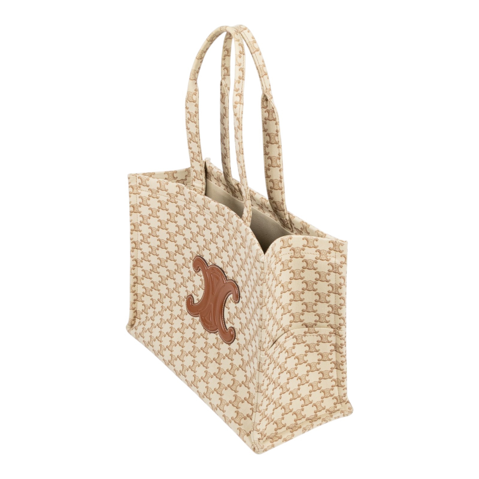 思琳 CELINE CABAS THAIS LARGE 托特包 196762DMI 帆布凱旋印花CABAS  LARGE TOTE 無附屬品