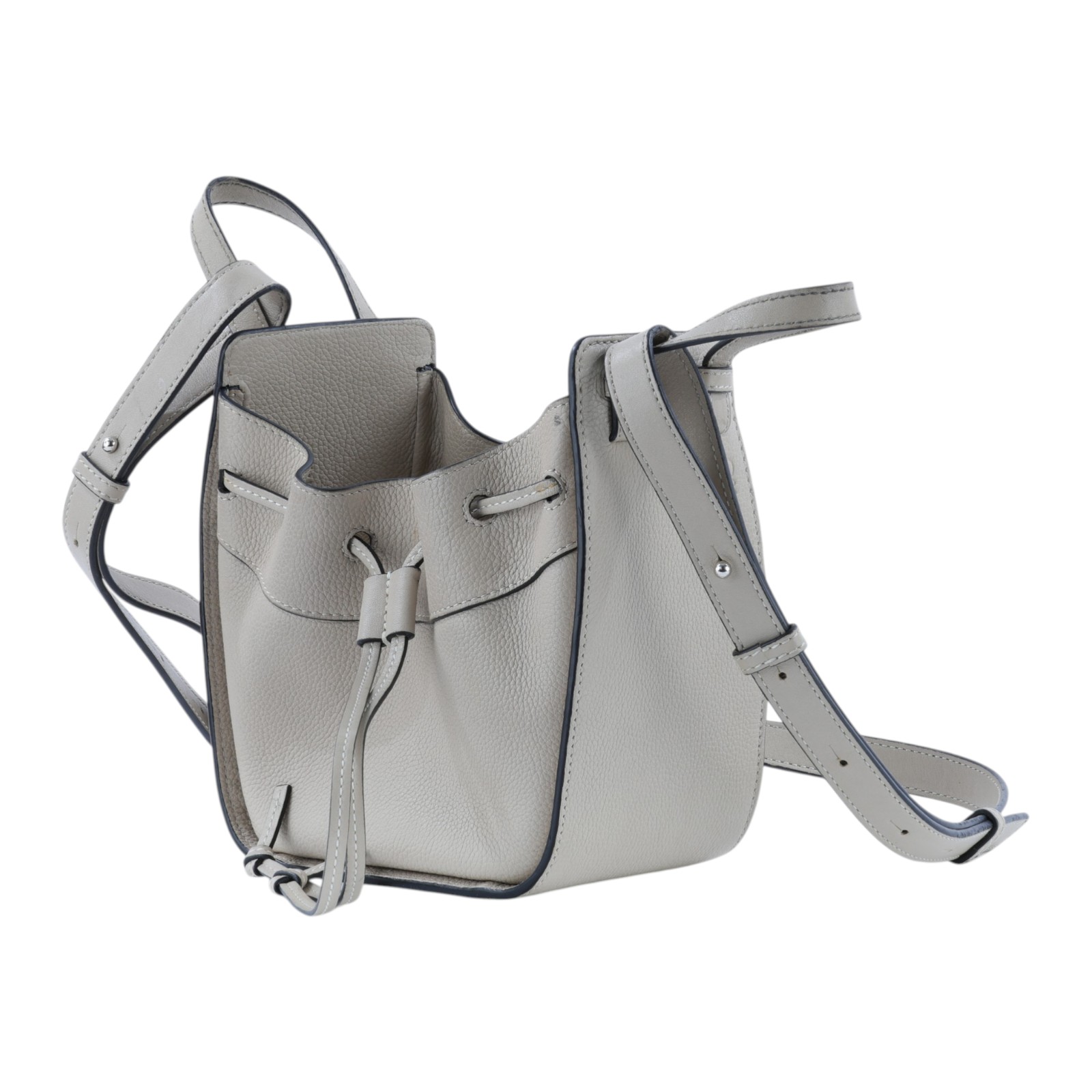 羅意威 LOEWE Mini Hammock drawstring 迷你 小牛皮 肩背 吊床包 A538V07X15 沙色hammock MINI 背帶