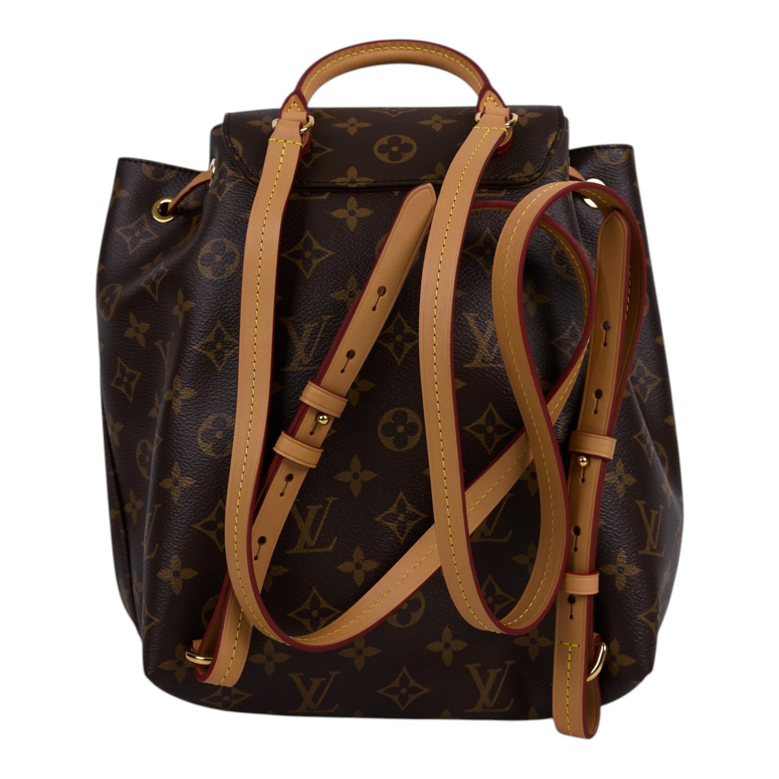 路易威登 LOUIS VUITTON Montsouris PM 後背包 經典帆布 M45501 晶片款  原廠盒子/防塵袋/吊牌