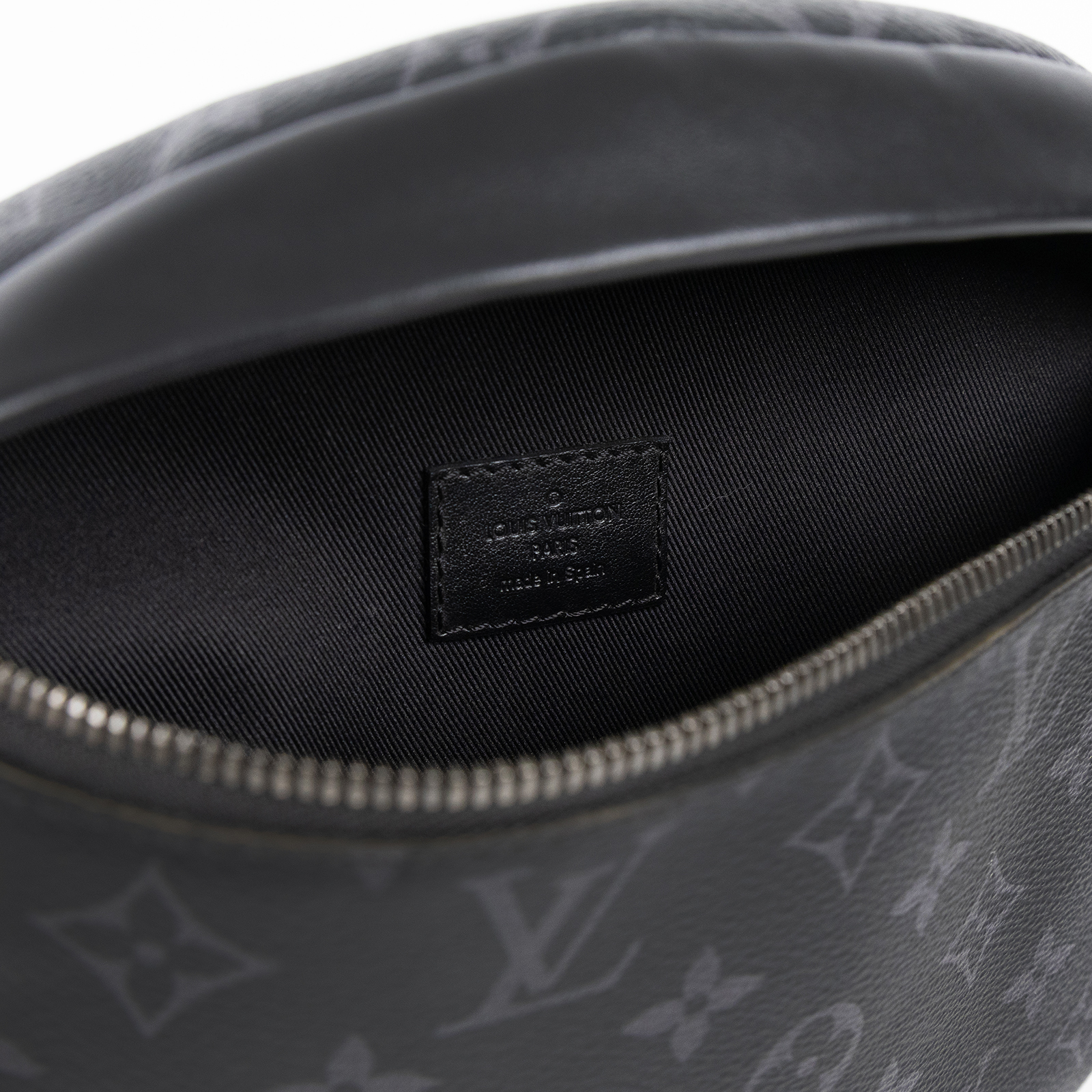 路易威登 LOUIS VUITTON Discovery PM 腰包 Eclipse 黑色 M46035 黑原花腰包 無附屬品