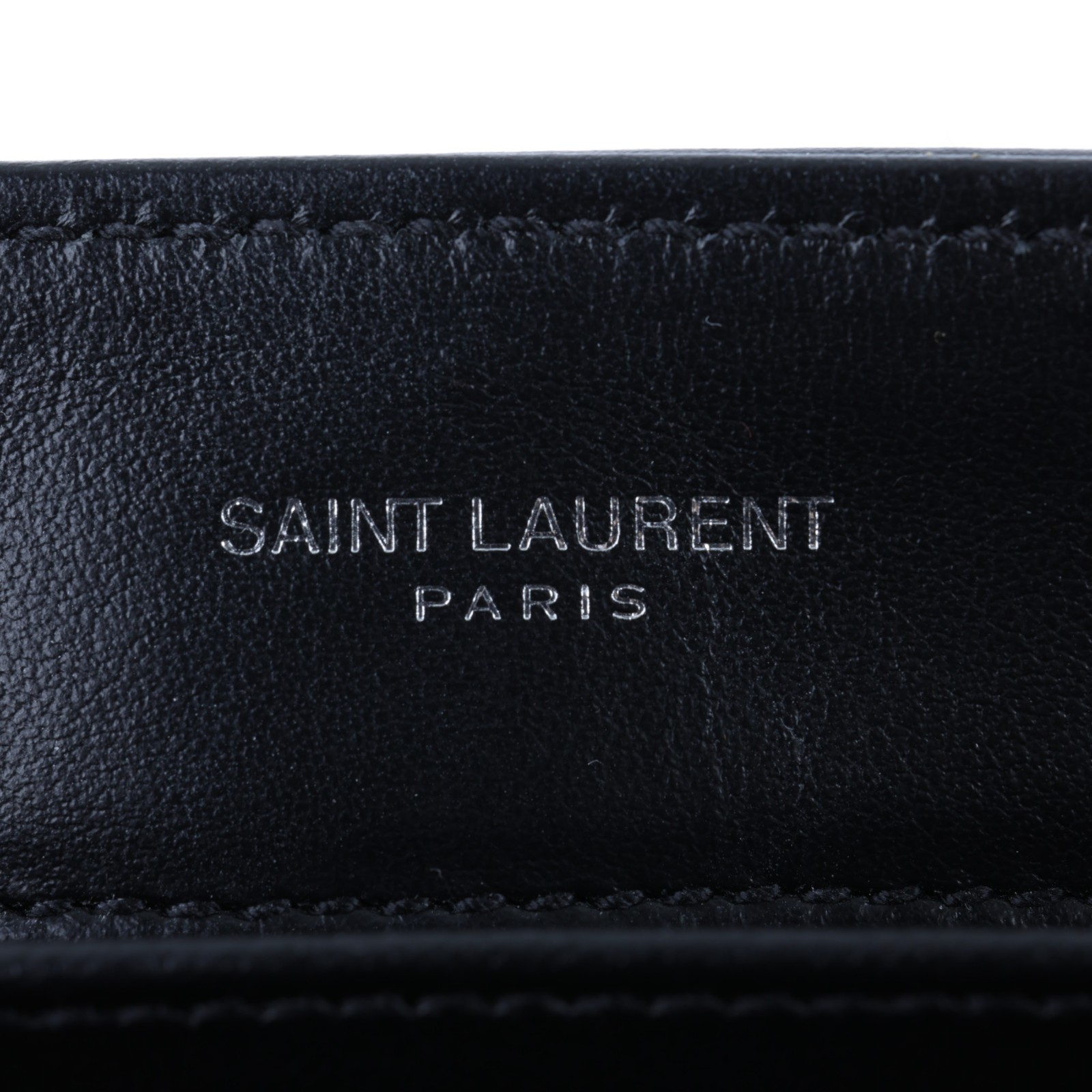 聖羅蘭 YSL SAINT LAURENT Loulou 絎縫 皮革 TOY 手袋 銀色五金 630951DV706 黑Loulou Toy 原廠盒子/購買證明