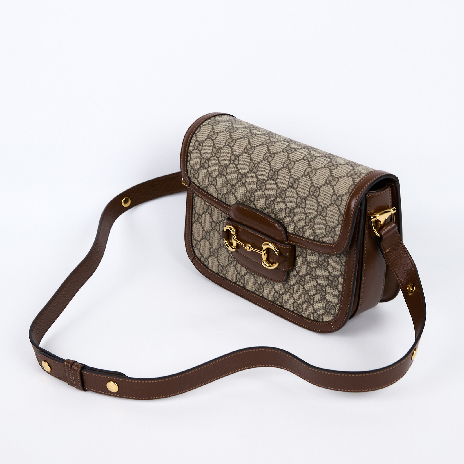 古馳 GUCCI 1955 馬銜扣 肩揹袋 602204 92TCG 棕1955馬銜包 無附屬品