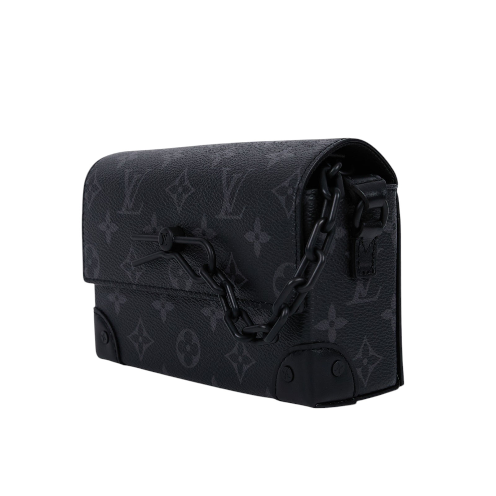 路易威登 LOUIS VUITTON Steamer 隨身錢包 肩背 M81783 晶片款 黑原花STEAMER 原廠盒子/防塵袋/購買證明