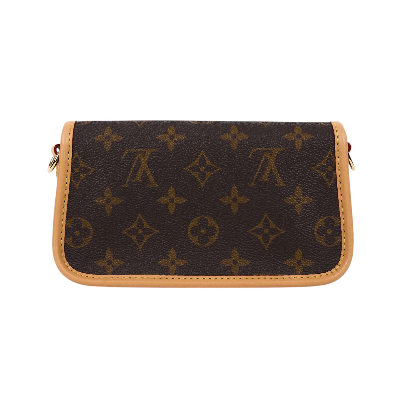 路易威登 LOUIS VUITTON Nano Diane 腋下包法棍 單肩背包 經典帆布 M83298 晶片款  原廠盒子/防塵袋/背帶2