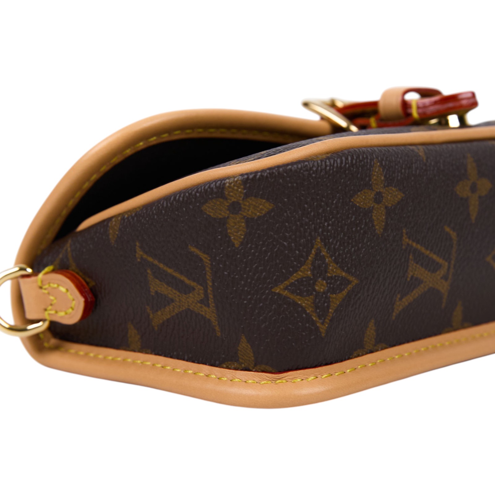 路易威登 LOUIS VUITTON Nano Diane 腋下包法棍 單肩背包 經典帆布 M83298 晶片款  原廠盒子/防塵袋/背帶2