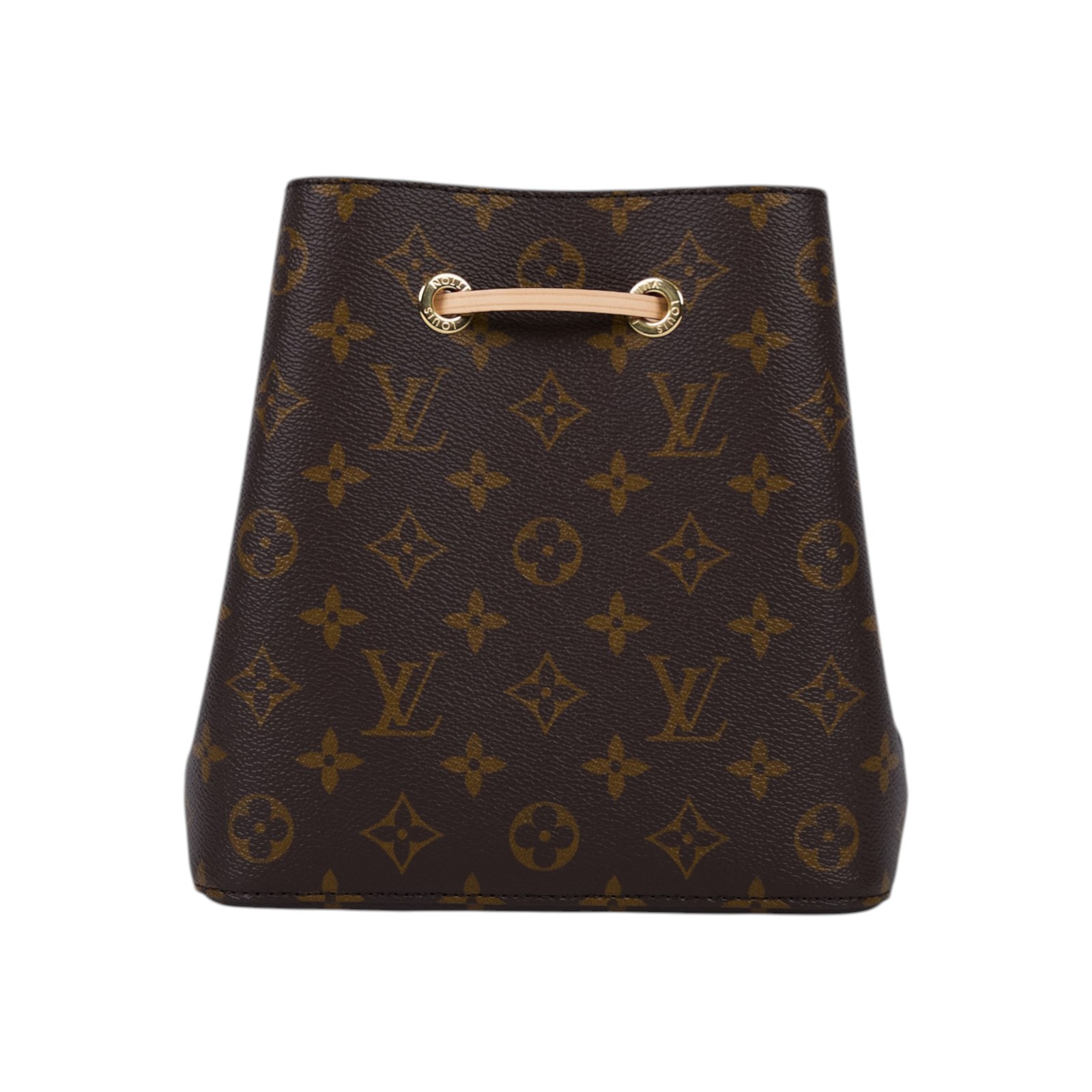 路易威登 LOUIS VUITTON Néonoé BB 經典帆布 束口水桶包 M46581 晶片款 原花Néonoé BB 原廠盒子/防塵袋/背帶2/購買證明
