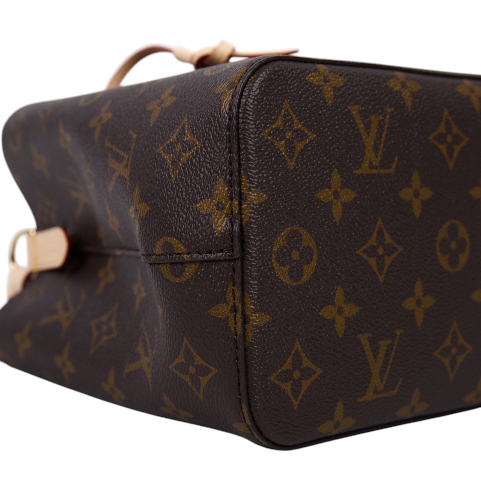 路易威登 LOUIS VUITTON Néonoé BB 經典帆布 束口水桶包 M46581 晶片款 原花Néonoé BB 原廠盒子/防塵袋/背帶2/購買證明