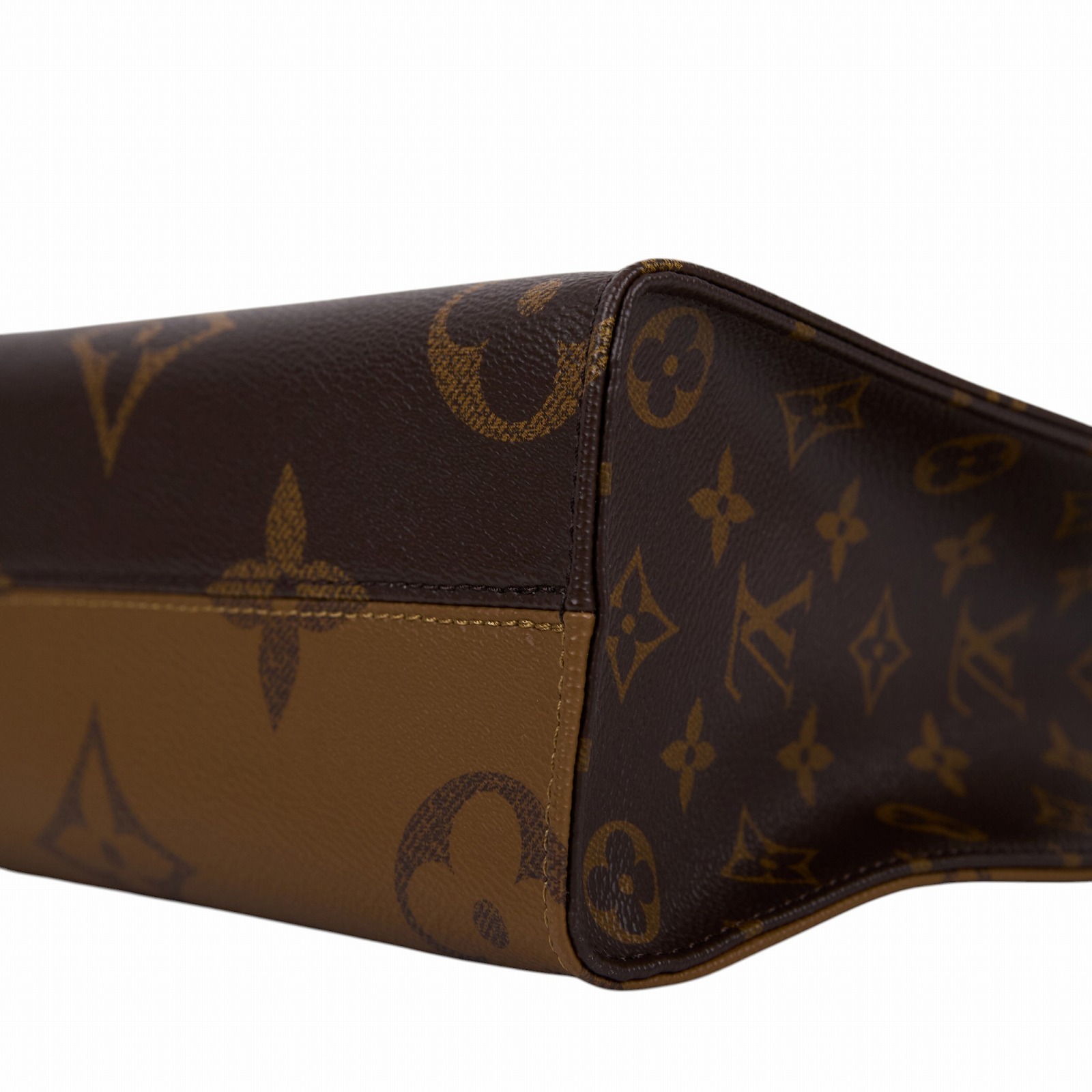 路易威登 LOUIS VUITTON OnTheGo PM 雙色帆布 手提 斜背包 M46373 晶片款  原廠盒子/防塵袋/背帶/內袋/購買證明