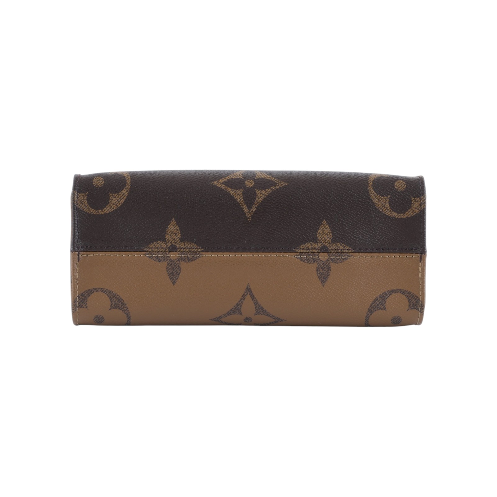 路易威登 LOUIS VUITTON OnTheGo PM 雙色帆布 手提 斜背包 M46373 晶片款  原廠盒子/防塵袋/背帶/內袋