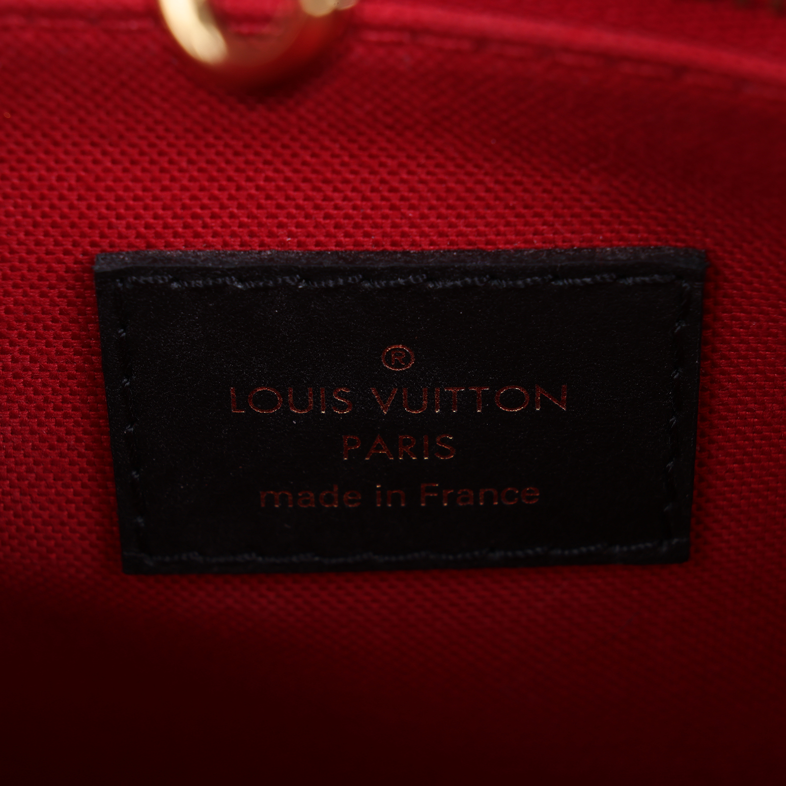路易威登 LOUIS VUITTON OnTheGo PM 雙色帆布 手提 斜背包 M46373 晶片款  原廠盒子/防塵袋/背帶/內袋