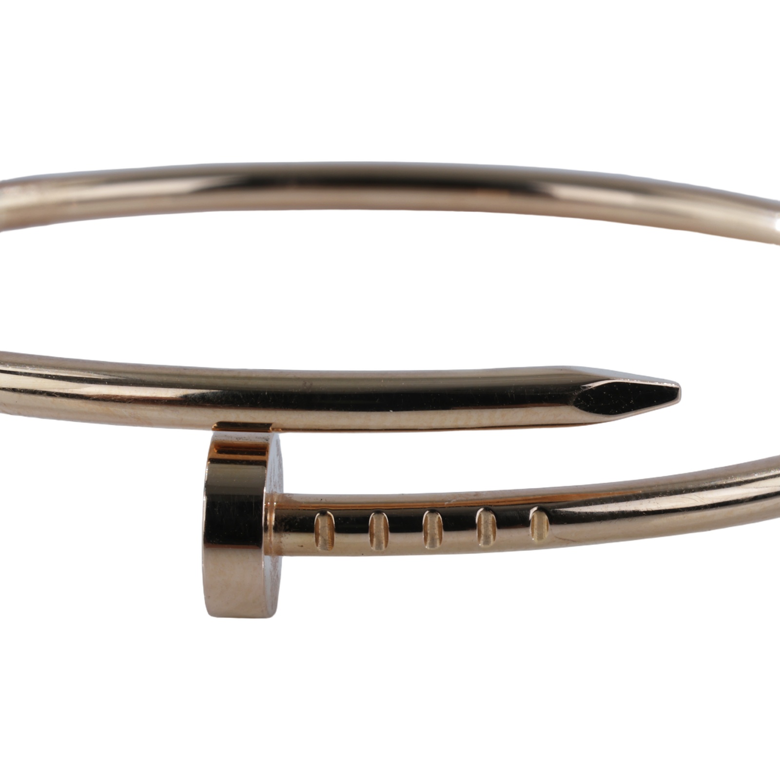 卡地亞 CARTIER Juste un Clou 手環 小型 B6062615 K18YG JUSTE EN CLOU 釘子手環#15 原廠盒子2/保證卡