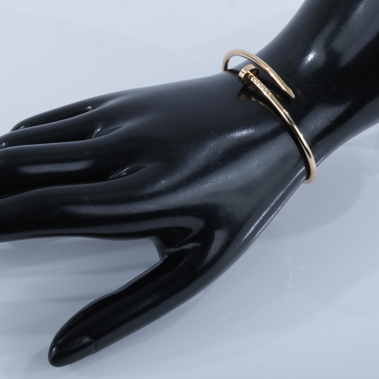 卡地亞 CARTIER Juste un Clou 手環 小型 B6062615 K18YG JUSTE EN CLOU 釘子手環#15 原廠盒子2/保證卡